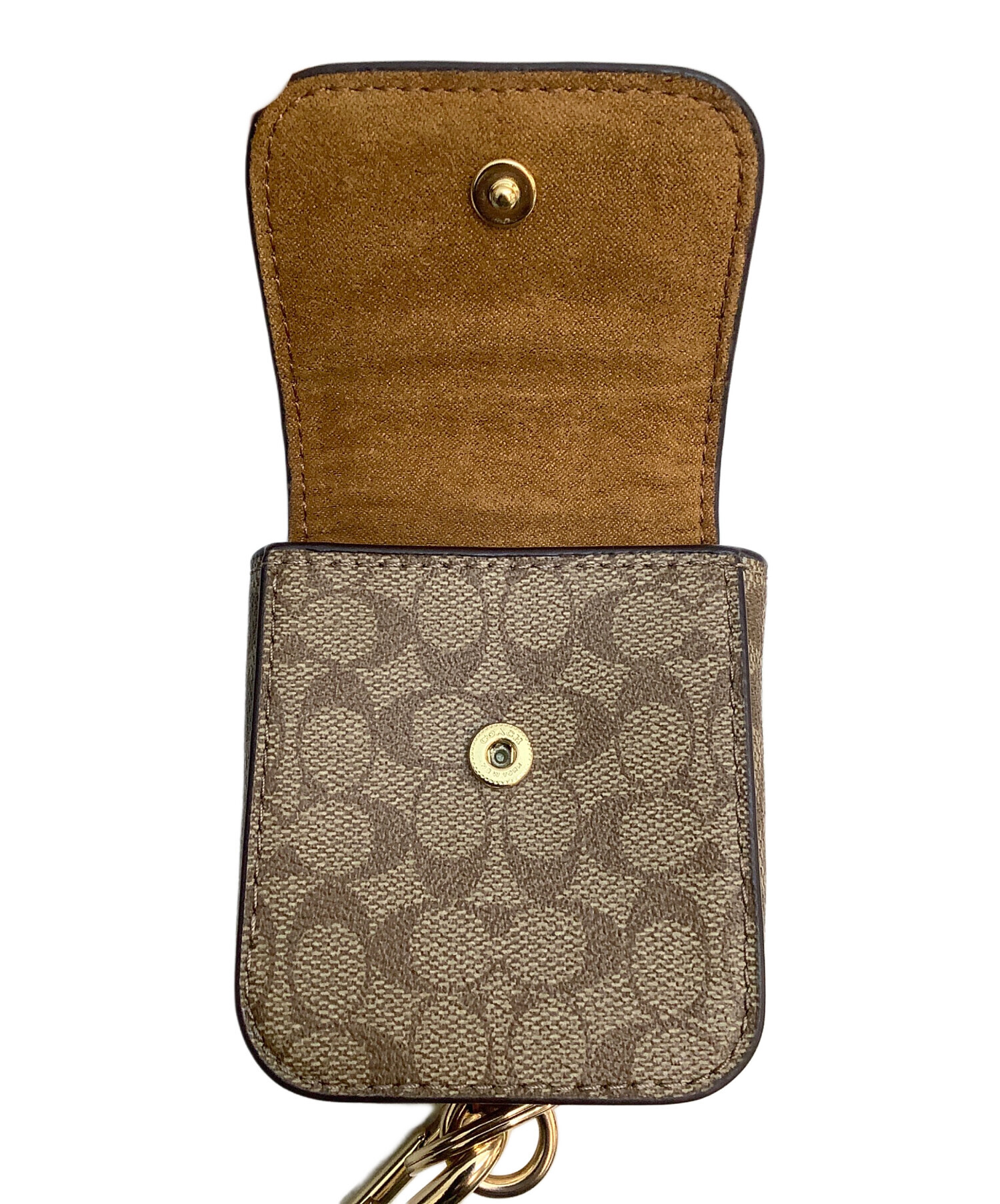 中古・古着通販】COACH (コーチ) バッグチャーム ベージュ｜ブランド