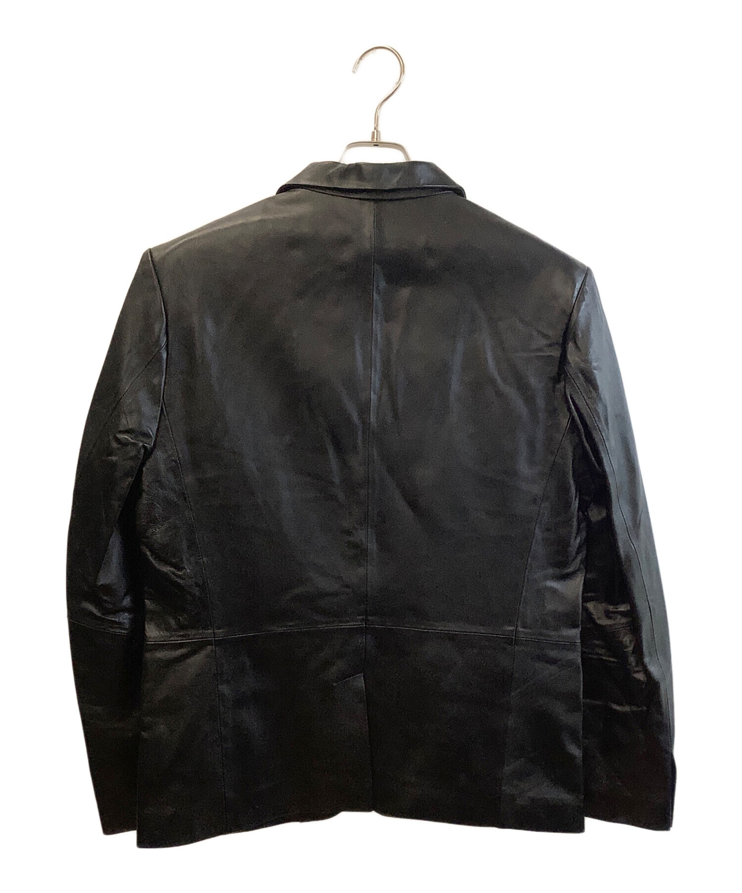専用★サファリオム メンズ 本革 レザー ライダース ジャケット 黒 ＬＬ 中古 中古・古着通販】safari HOMME (サファリオム) ラムレザージャケット