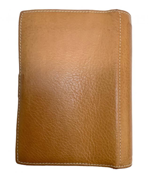 廃盤品✨希少品✨イルビゾンテ　システム手帳　5穴　M5 旧ロゴ　ブラウン　茶 中古・古着通販】IL BISONTE (イル ビゾンテ) システム手帳 キャメル
