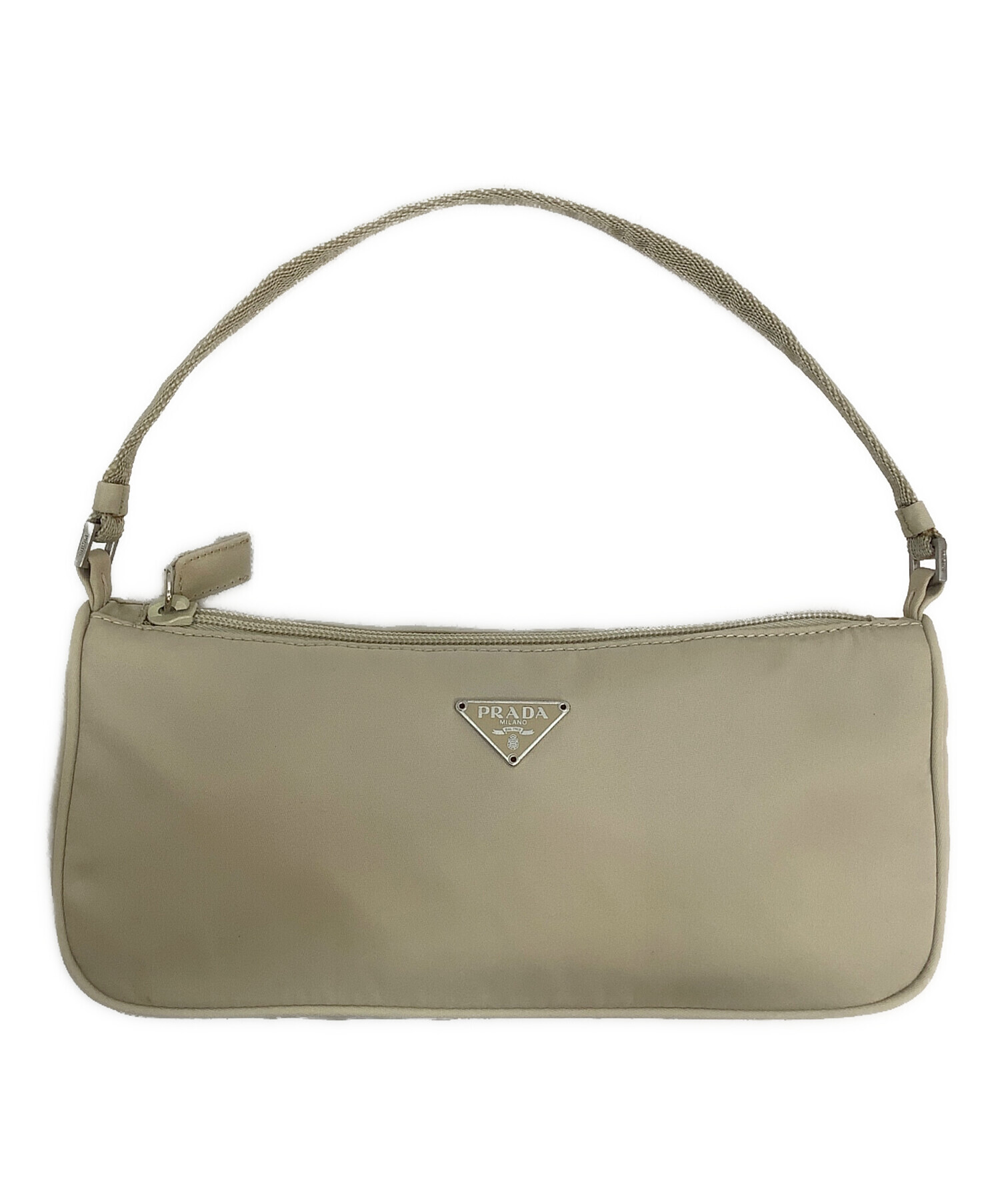 中古・古着通販】PRADA (プラダ) アクセサリーポーチ アイボリー 
