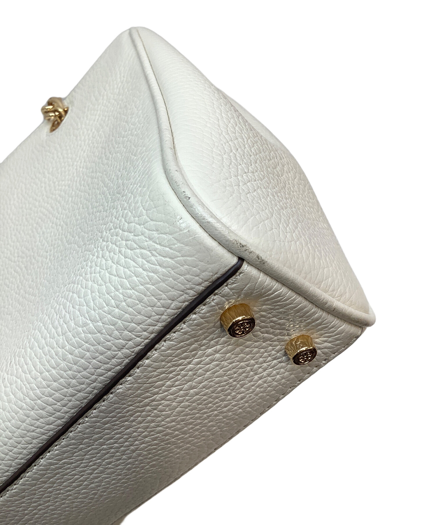 中古・古着通販】TORY BURCH (トリーバーチ) ハンドバッグ アイボリー 