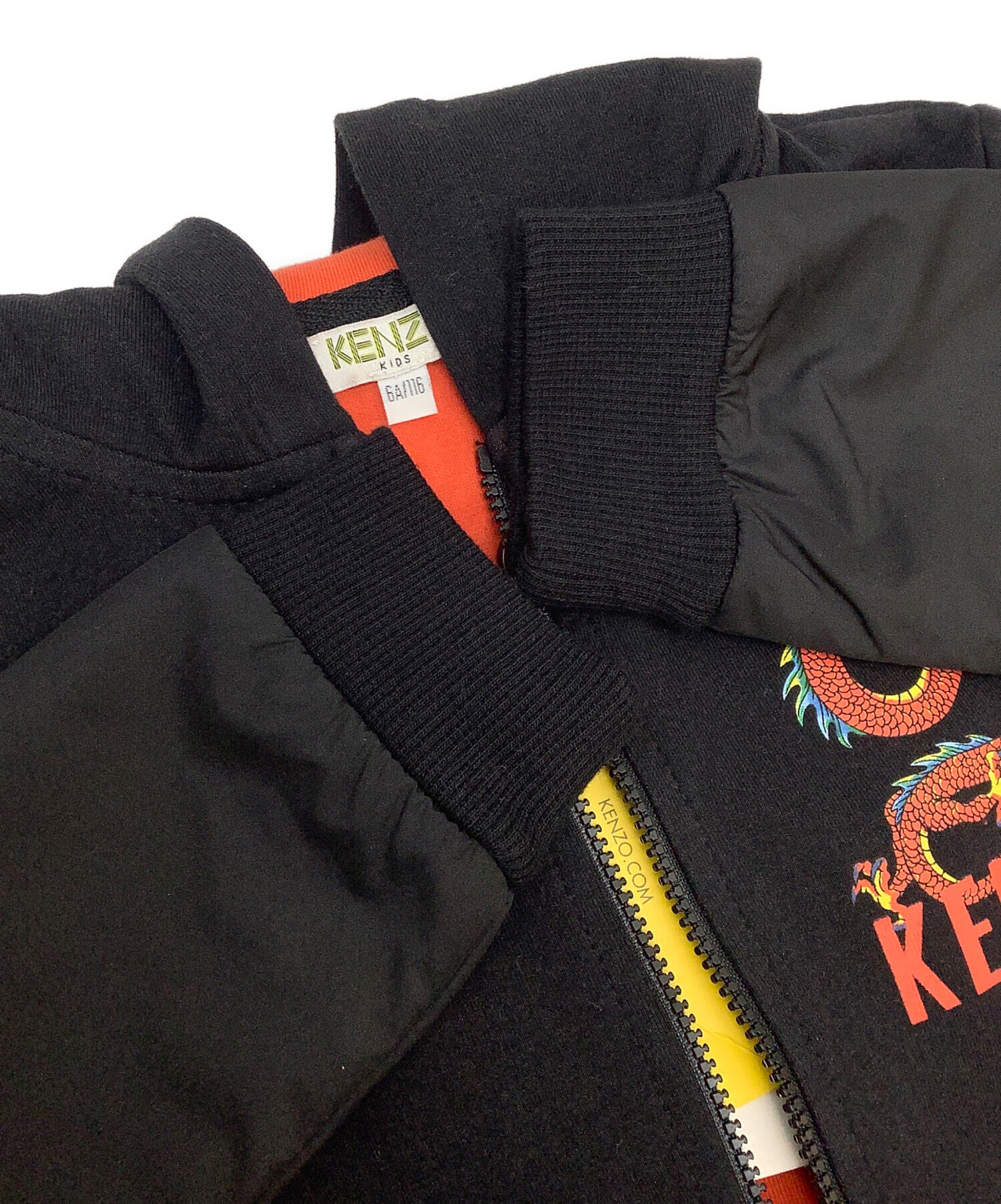 中古・古着通販】KENZO (ケンゾー) パーカー ブラック サイズ:6A 未 