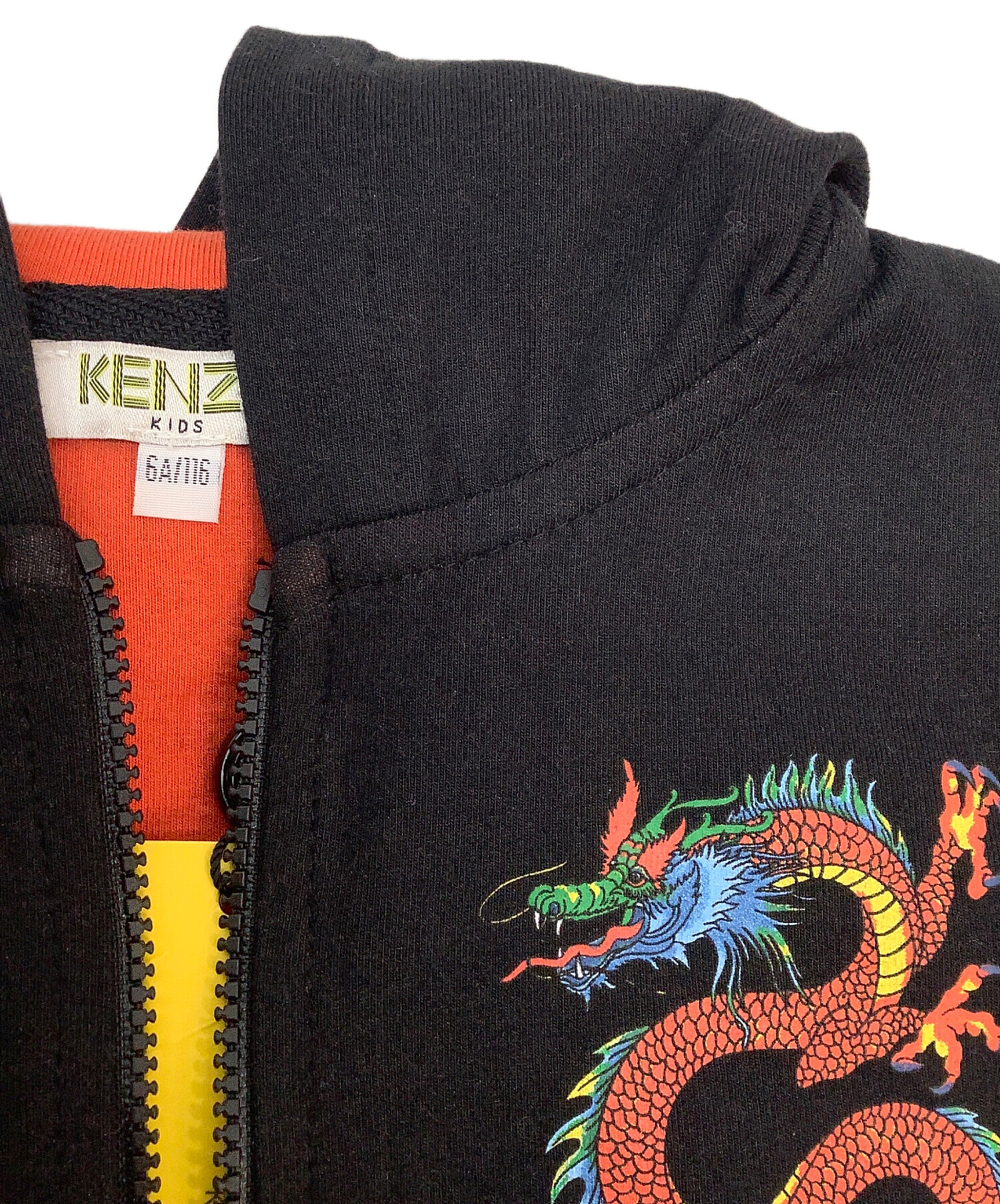 中古・古着通販】KENZO (ケンゾー) パーカー ブラック サイズ:6A 未 