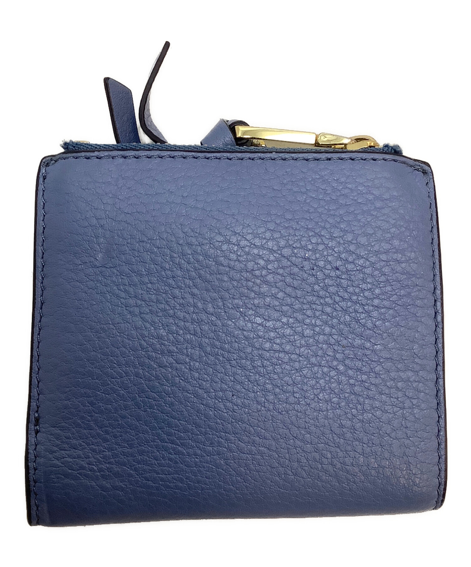 中古・古着通販】TORY BURCH (トリーバーチ) 2つ折り財布 ブルー