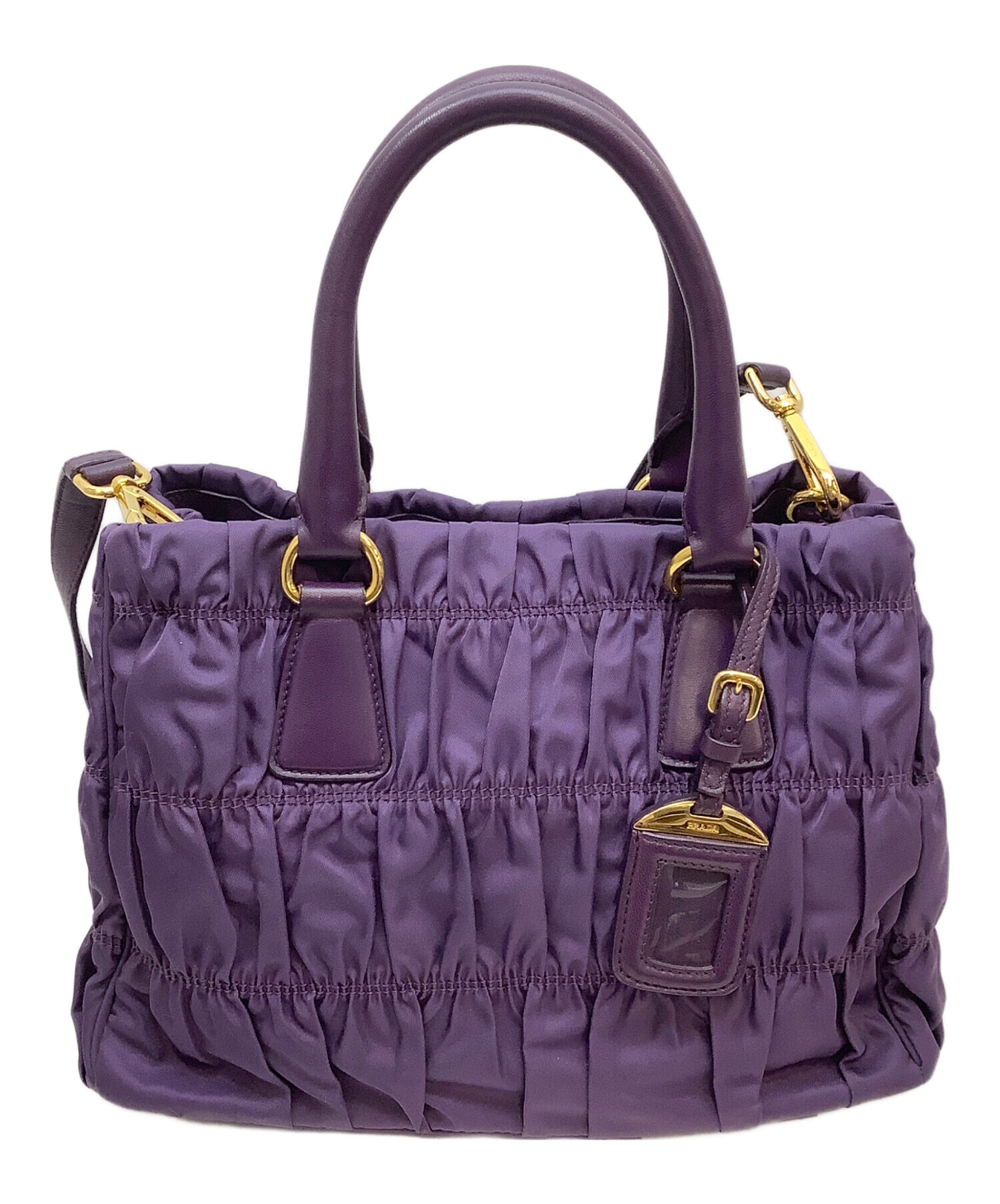 【希少カラー】PRADA　プラダ　ナイロン　ショルダーバッグ　パープル　紫 PRADA ショルダーバッグ パープル 希少カラー】PRADA プラダ ナイロン