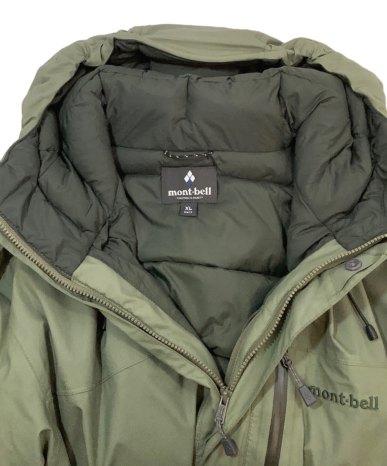 中古・古着通販】mont-bell (モンベル) ダウンジャケット グリーン 