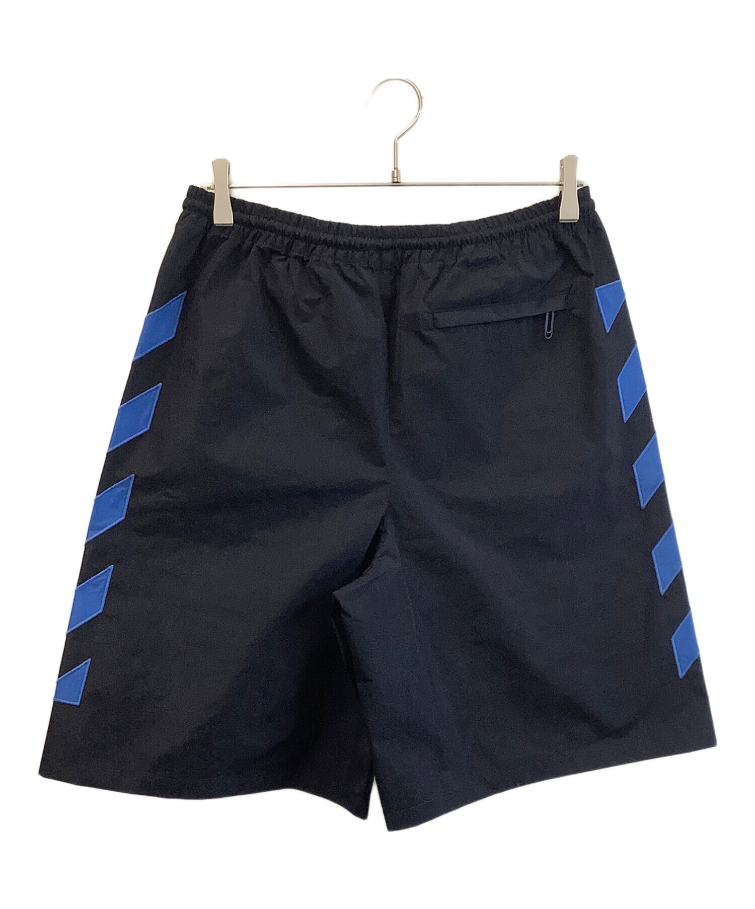 中古・古着通販】OFFWHITE (オフホワイト) ハーフパンツ ブラック 