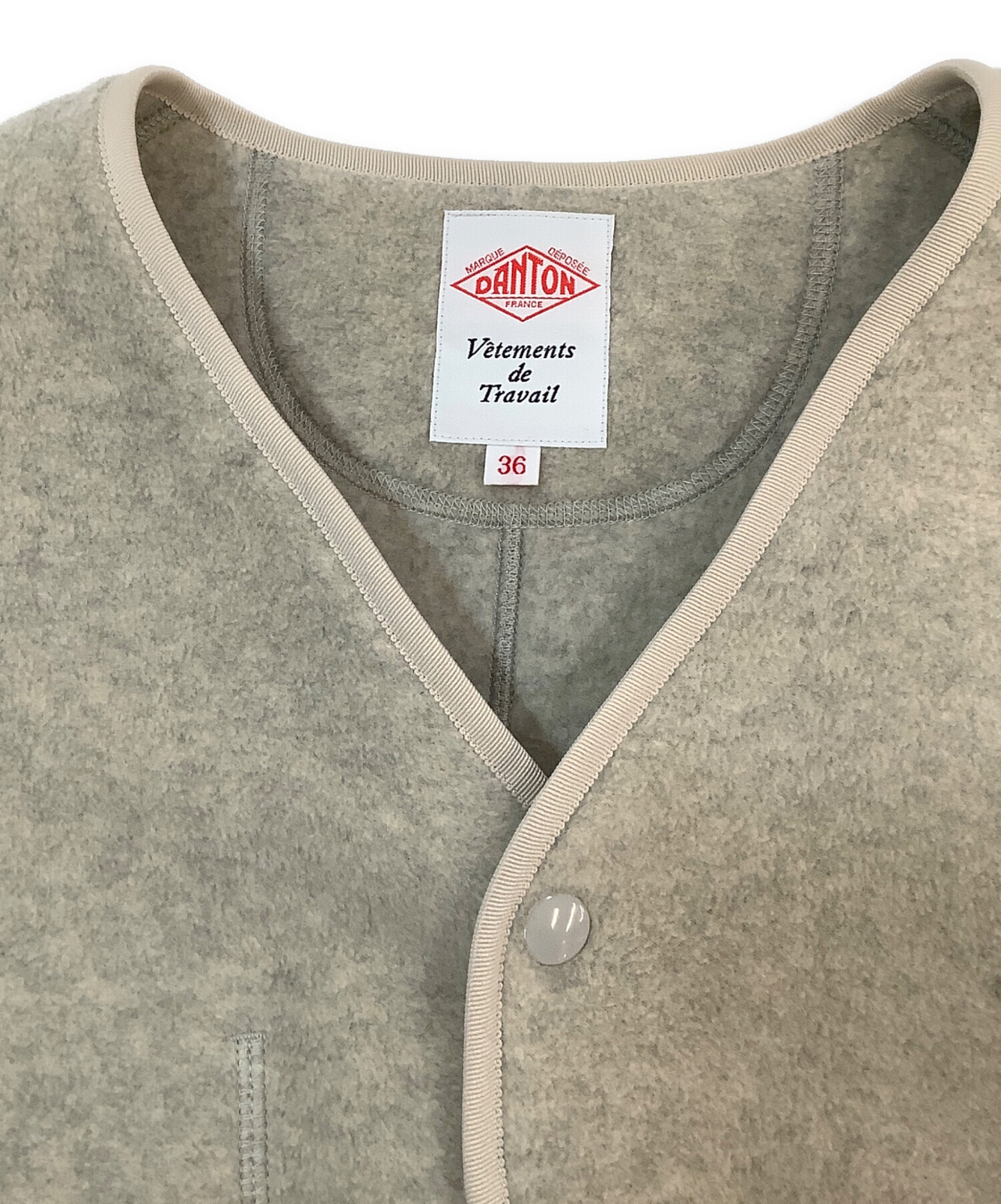中古・古着通販】DANTON (ダントン) フリースジャケット アイボリー