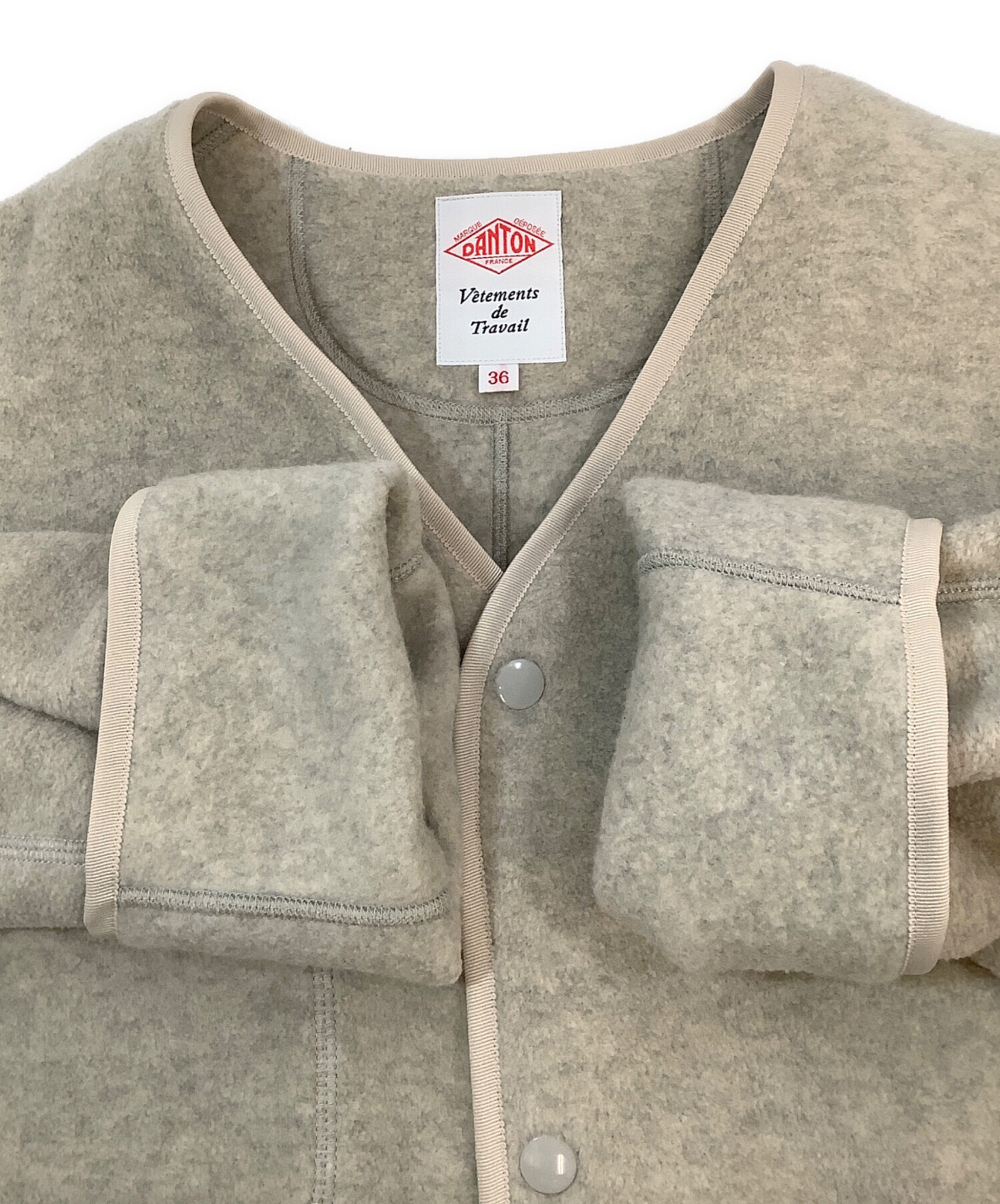 中古・古着通販】DANTON (ダントン) フリースジャケット アイボリー