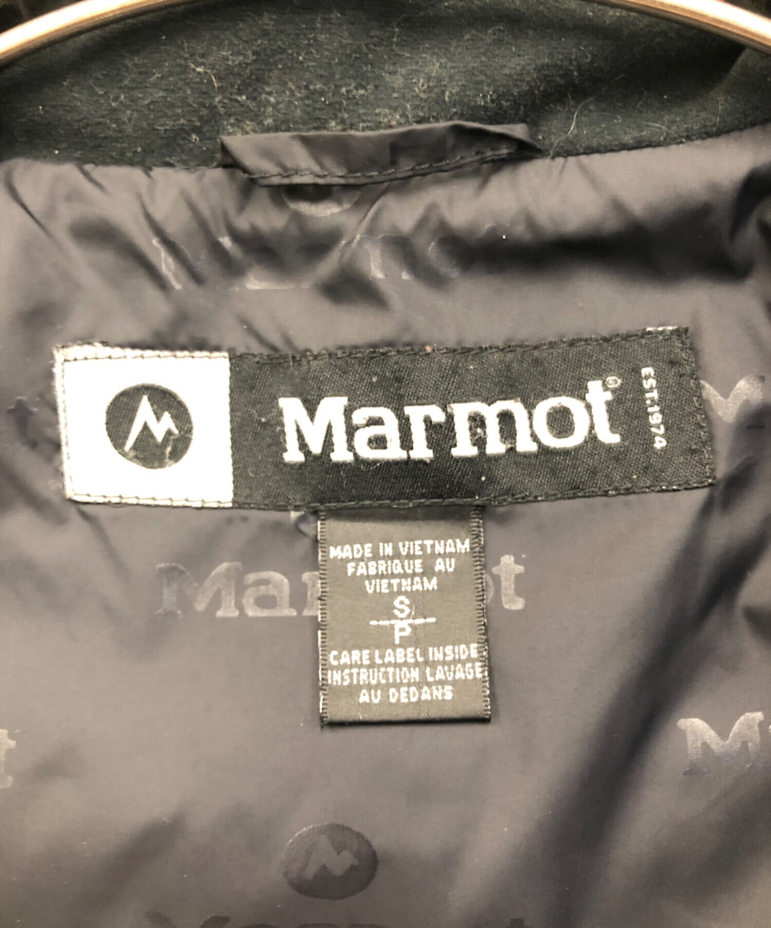 中古・古着通販】MARMOT (マーモット) ダウンジャケット ブラック
