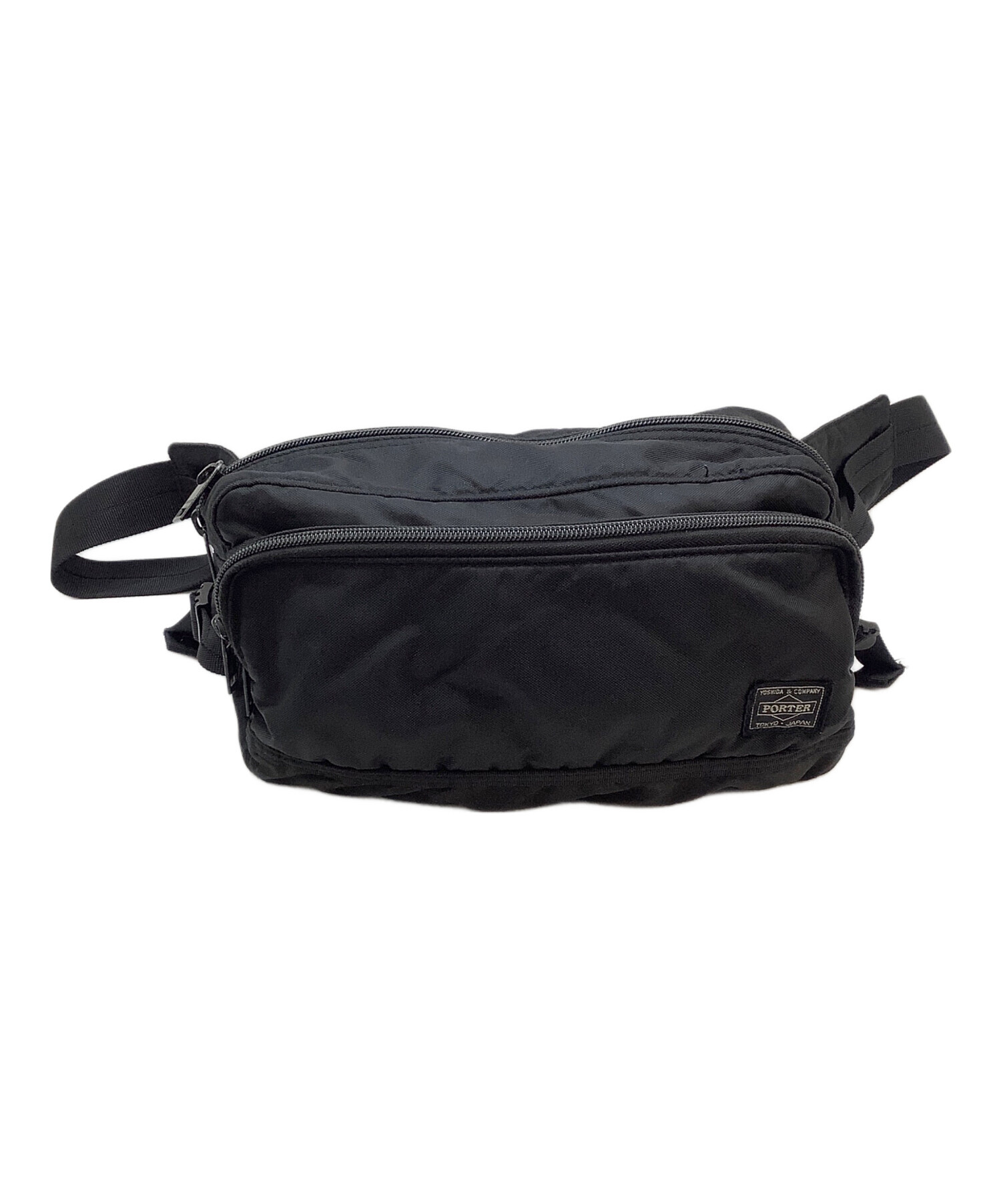 中古・古着通販】PORTER (ポーター) ボディーバッグ ブラック 