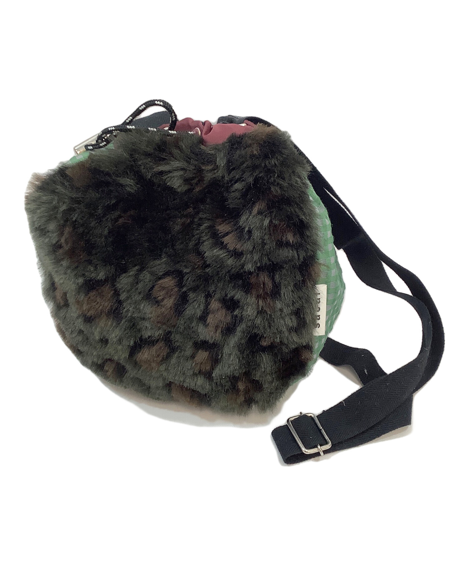 中古・古着通販】sacai (サカイ) 巾着2WAYショルダーバッグ グリーン