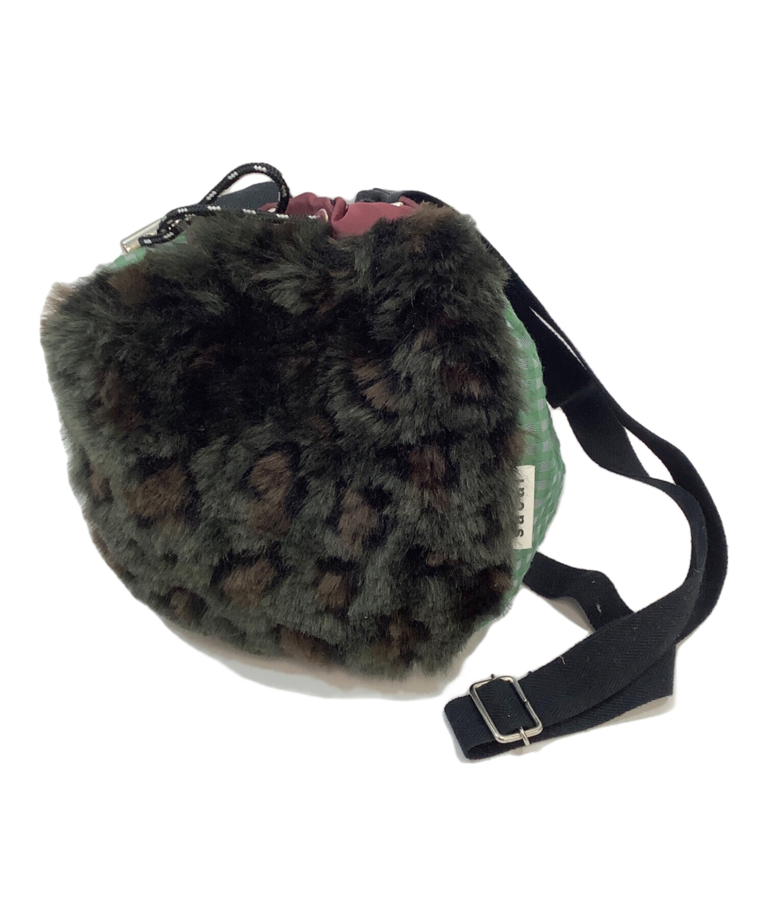 中古・古着通販】sacai (サカイ) 巾着2WAYショルダーバッグ グリーン