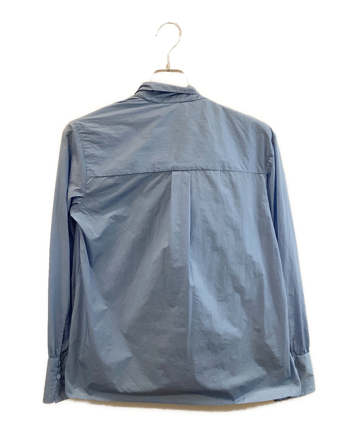 中古・古着通販】ZARA (ザラ) リボン シャツ ブラウス ブルー サイズ:S 