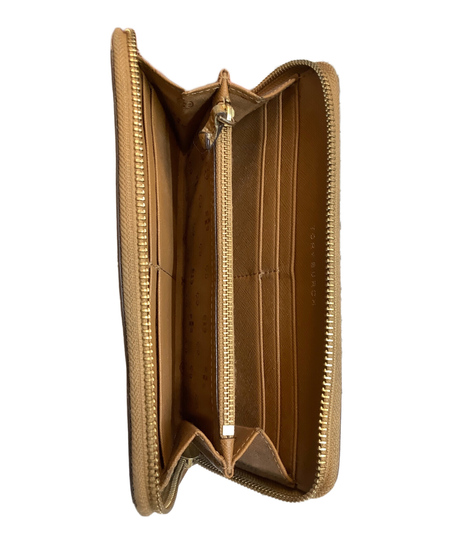 TORY BURCH 長財布 ラウンドファスナー ブラウン 中古・古着通販】TORY BURCH (トリーバーチ) ラウンドファスナー財布