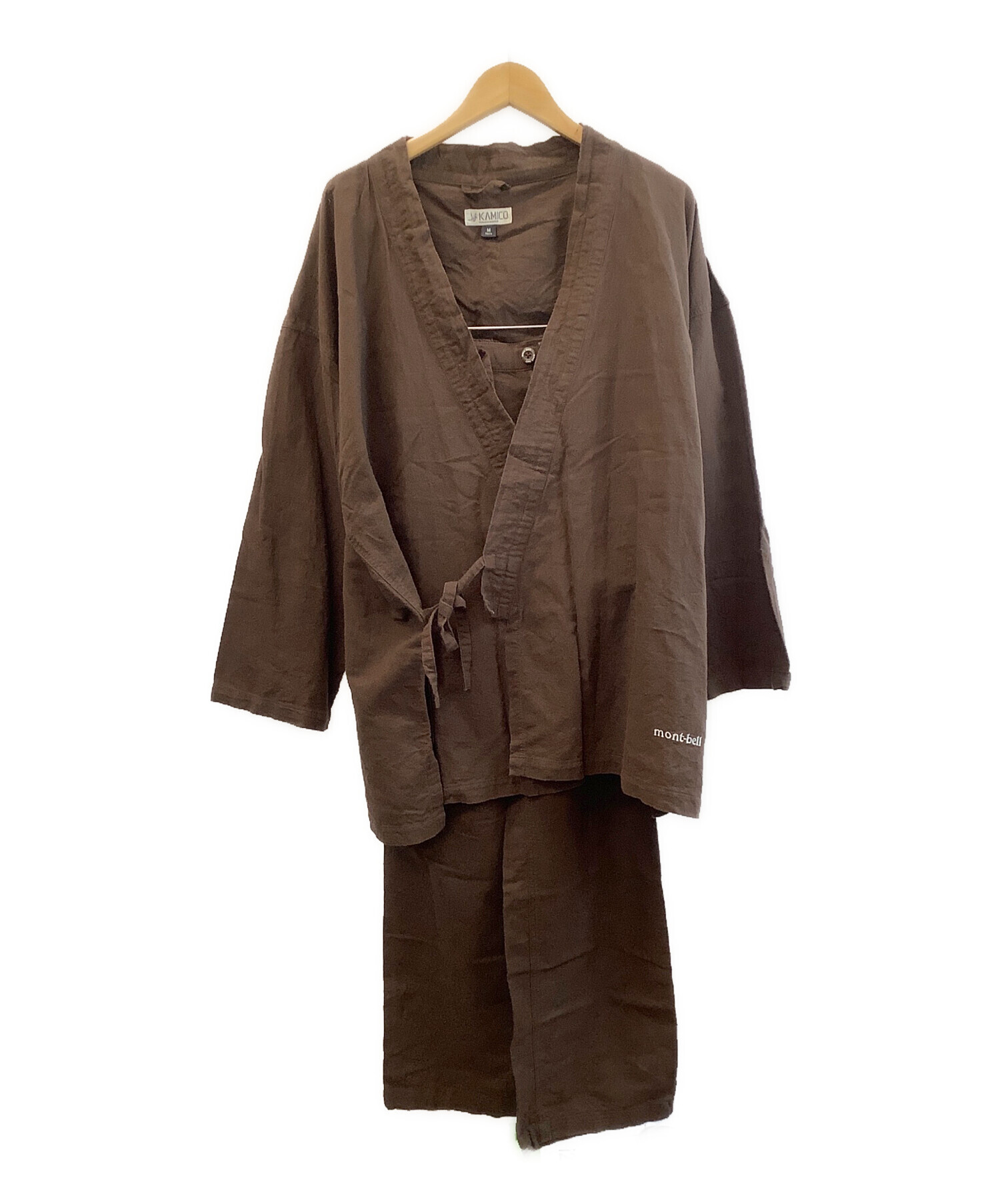 中古・古着通販】mont-bell (モンベル) サムエ上下セット ブラウン 