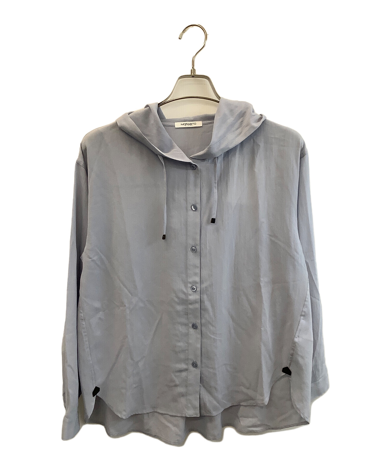 中古・古着通販】MORABITO (モラビト) フーデッドシャツ ラベンダー 