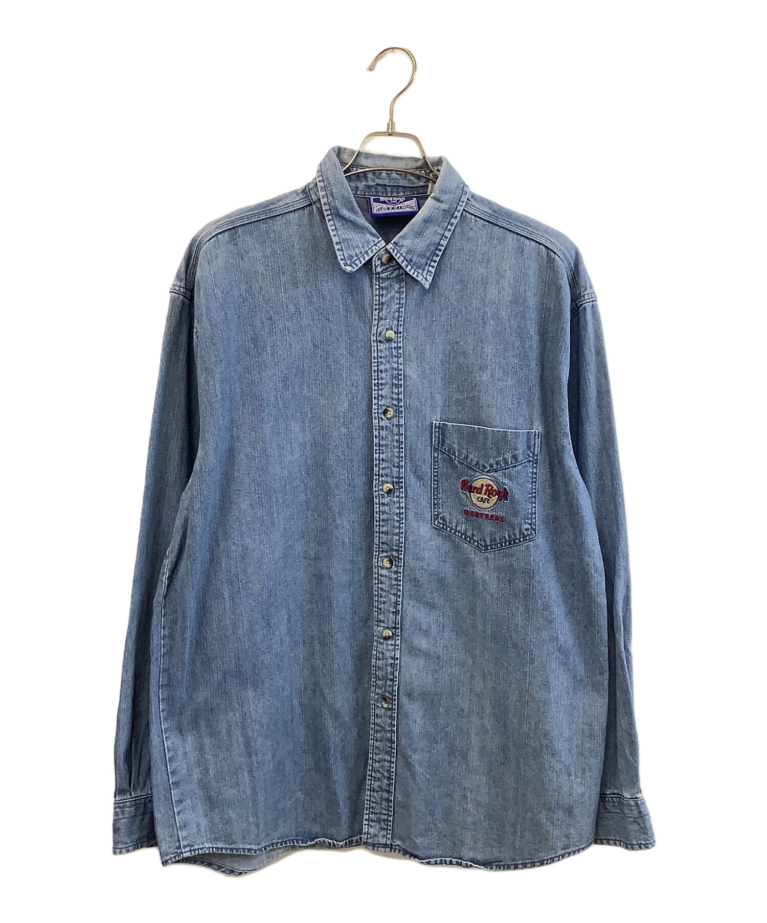 中古・古着通販】Hard Rock cafe (ハードロックカフェ) デニムシャツ
