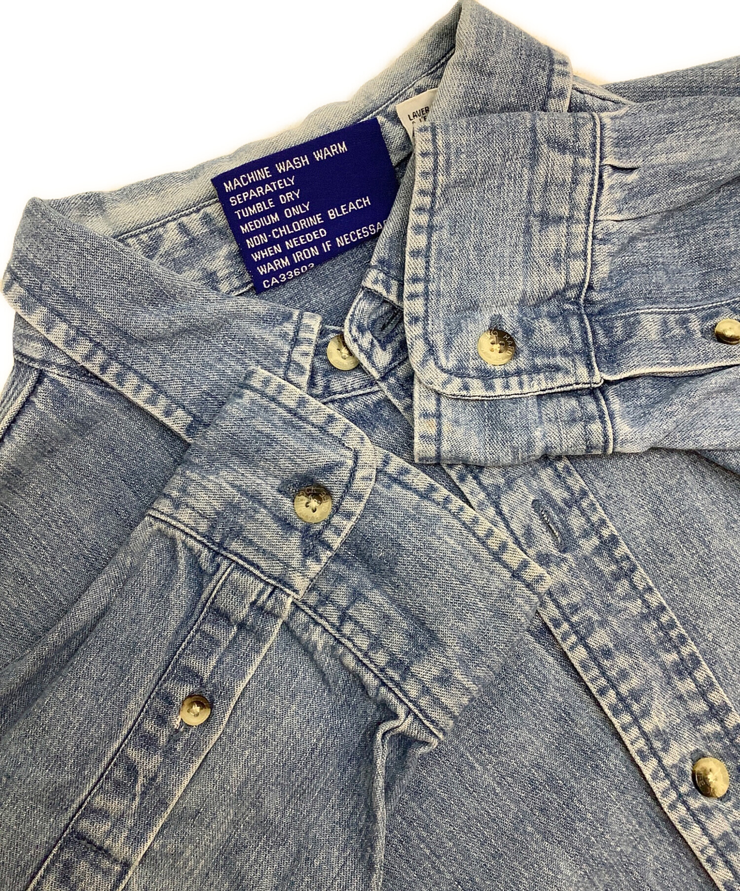 レディス　S ハードロックカフェ　オーランド　デニムシャツ　半袖 Hard Rock CAFE - レディス S ハードロックカフェ オーランド デニム