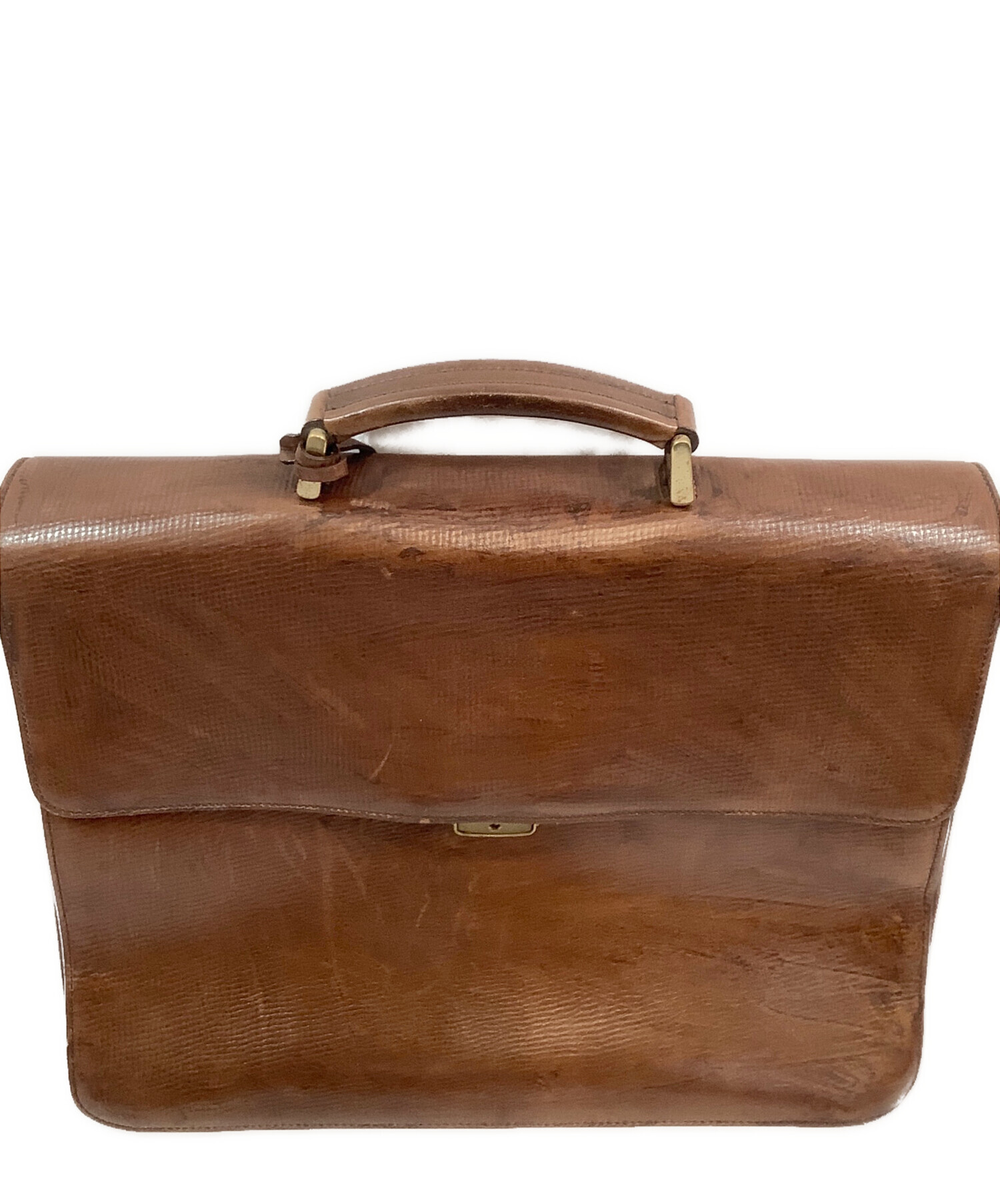 中古・古着通販】JIL SANDER (ジルサンダー) ビジネスバッグ ブラウン