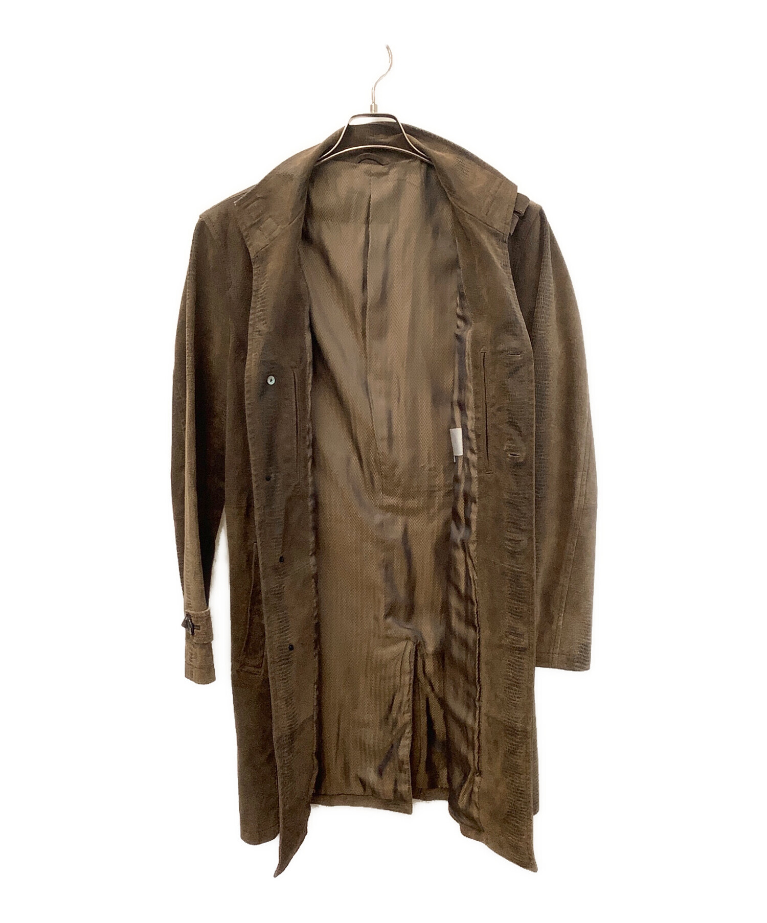 MEN'S TENORAS 豚皮レザージャケット　コート　L 中古・古着通販】MEN'S TENORAS (メンズティラノス) ピッグレザー