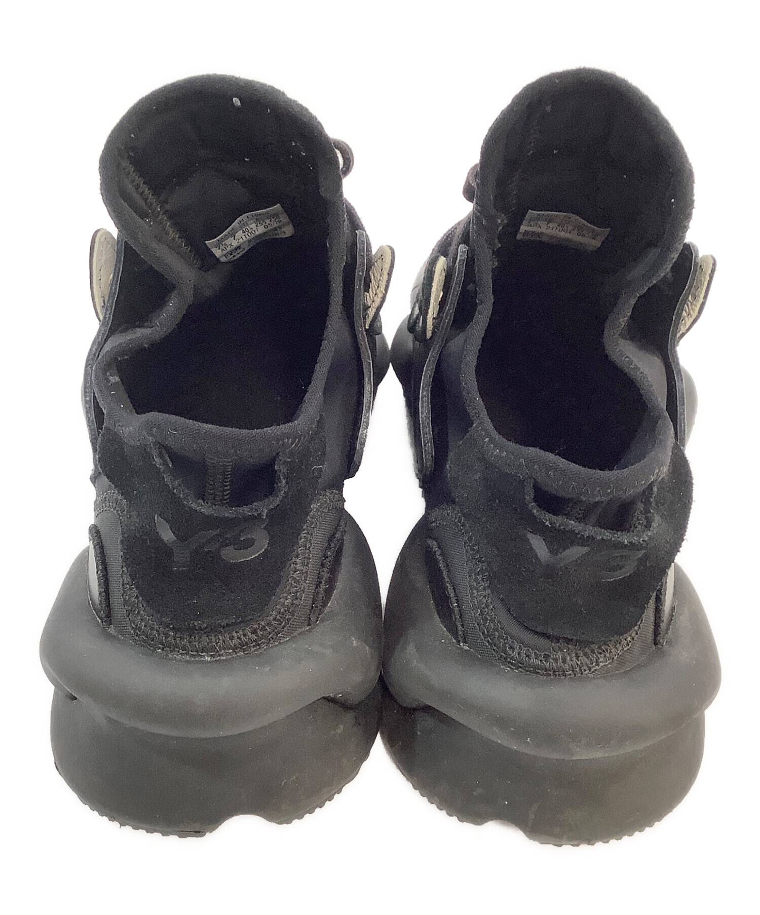 中古・古着通販】Y-3 (ワイスリー) スニーカー ブラック サイズ:25.5