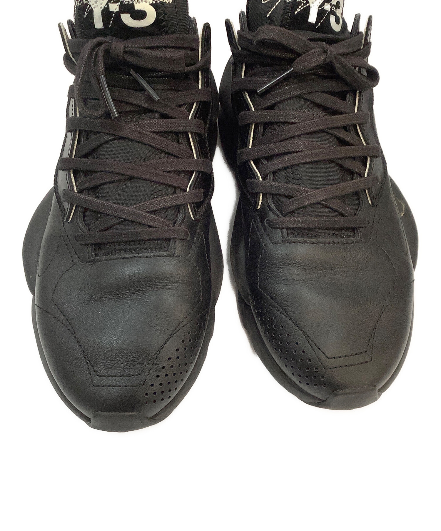 中古・古着通販】Y-3 (ワイスリー) スニーカー ブラック サイズ:25.5