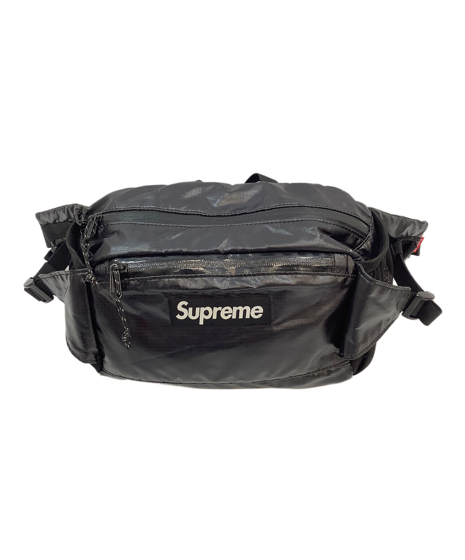 中古・古着通販】SUPREME (シュプリーム) ウエストバッグ ブラック