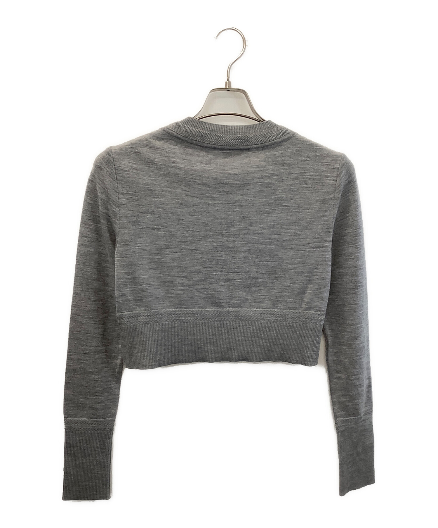 中古・古着通販】FOXEY (フォクシー) 薄手カーディガン グレー サイズ