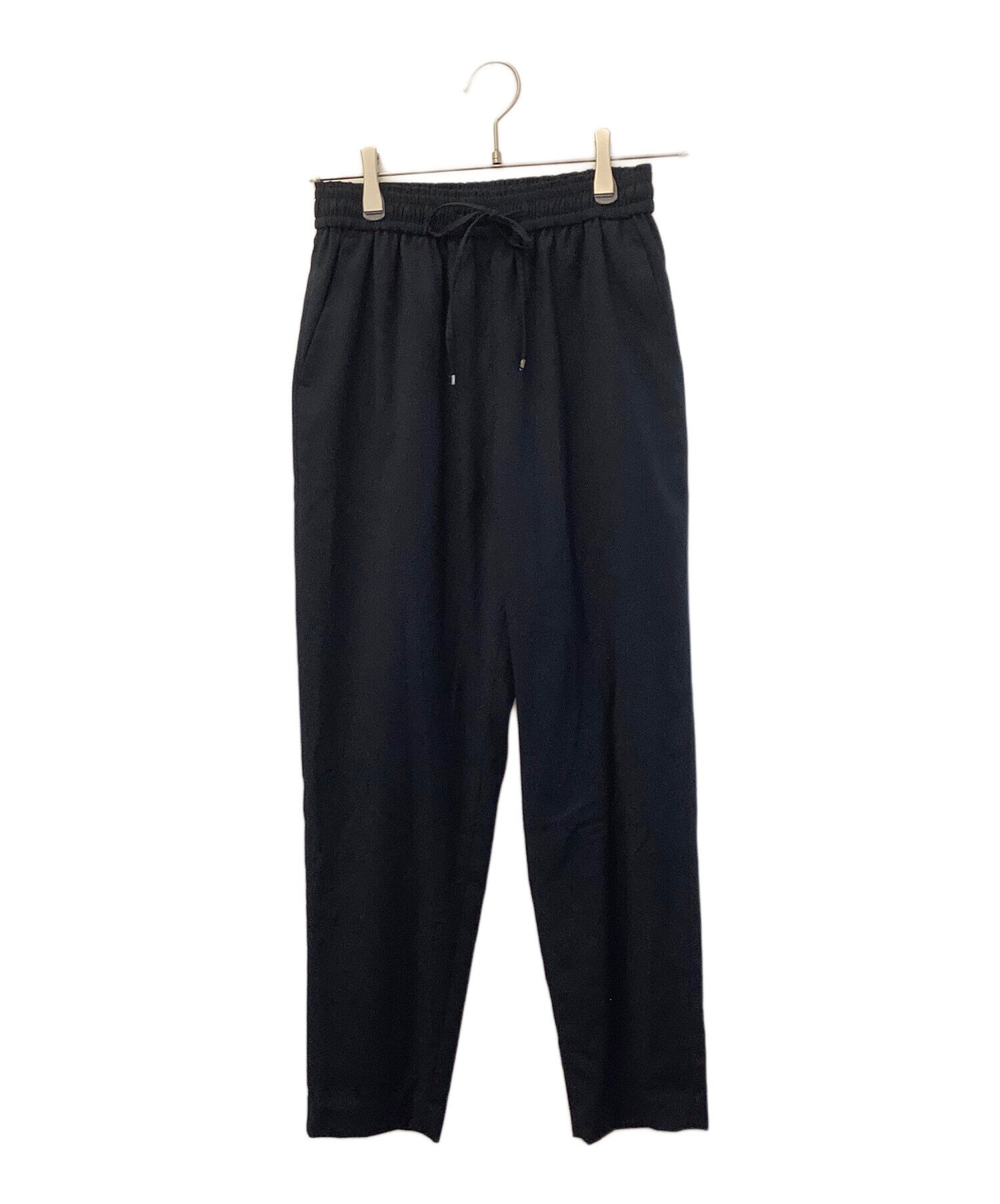 中古・古着通販】ANAYI (アナイ) イージーパンツ ネイビー サイズ:36