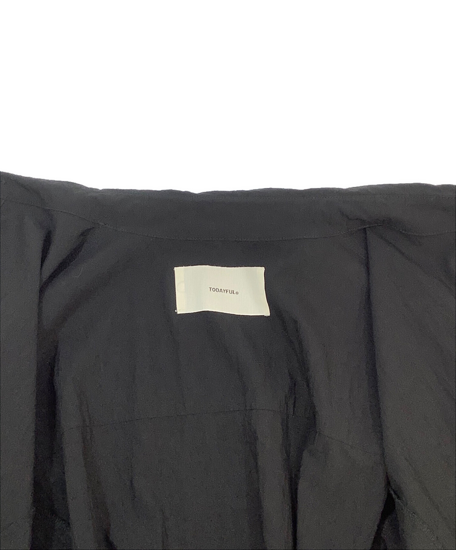 中古・古着通販】TODAYFUL (トゥデイフル) 長袖シャツ ブラック サイズ 