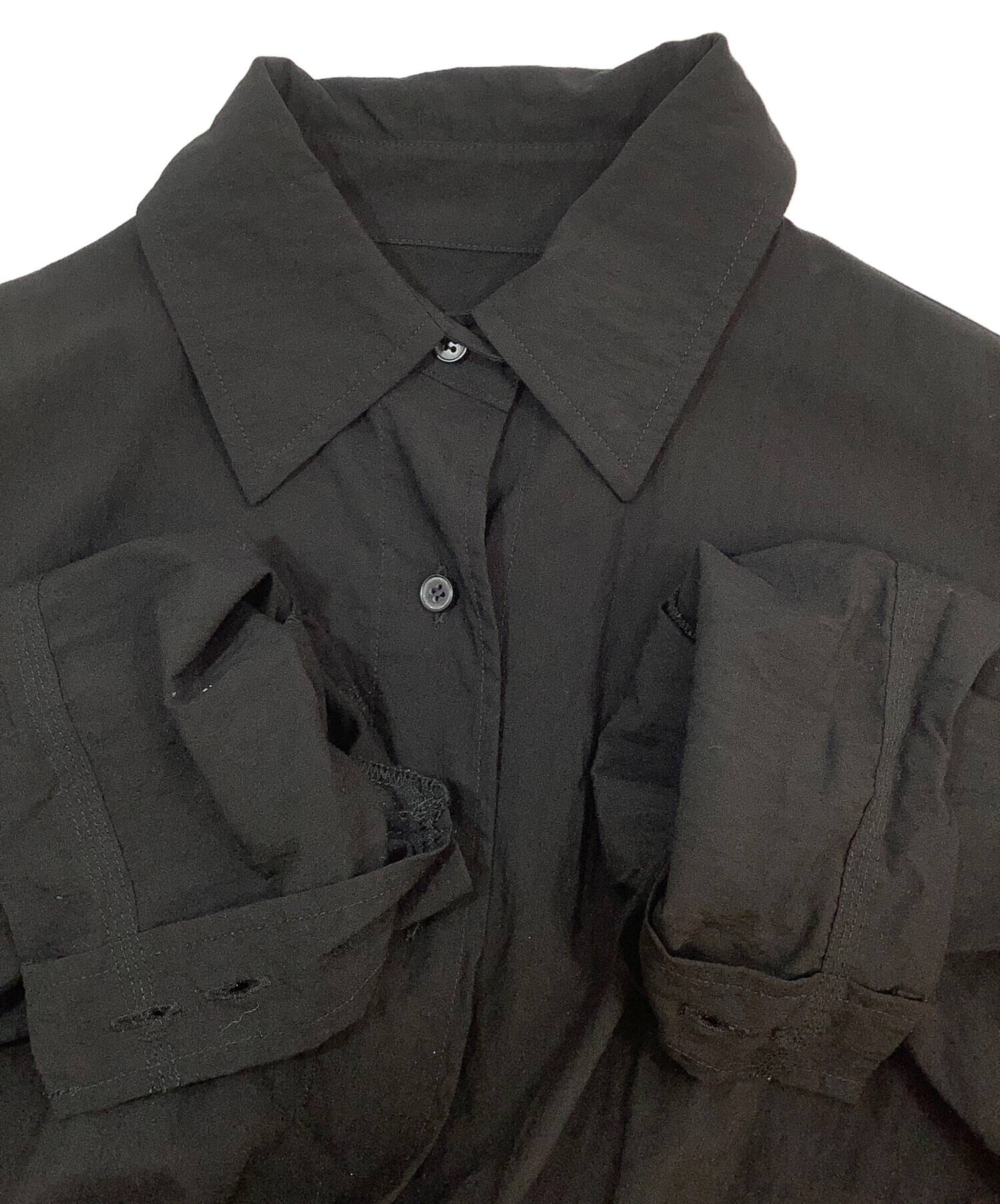 中古・古着通販】TODAYFUL (トゥデイフル) 長袖シャツ ブラック サイズ 