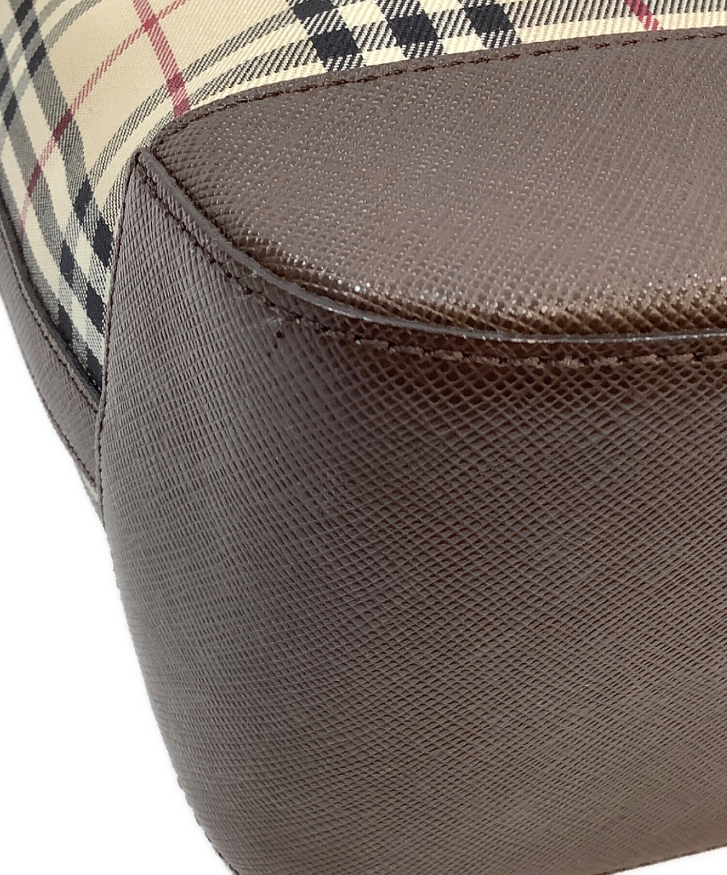 中古・古着通販】BURBERRY (バーバリー) ノバチェックトートバッグ