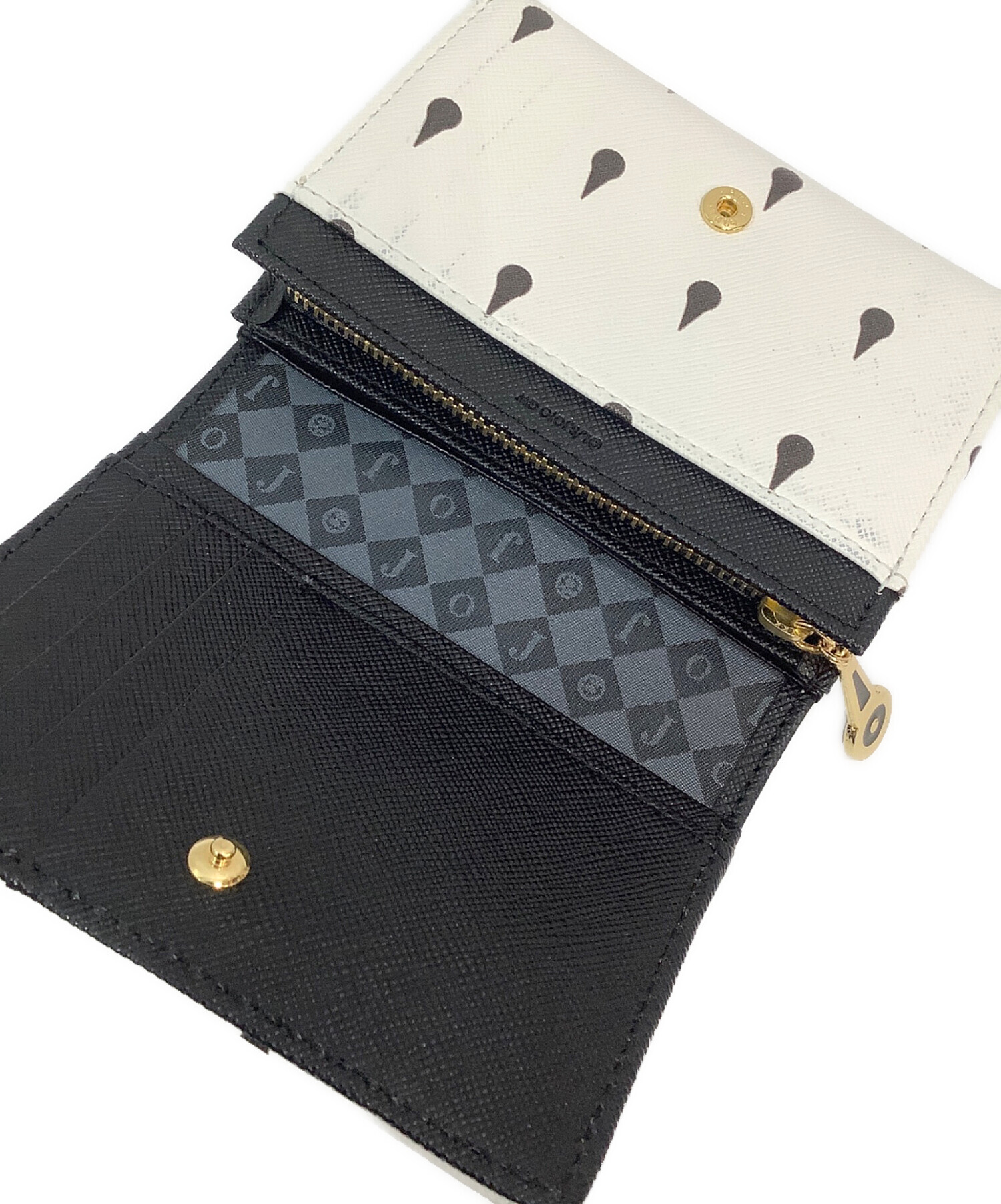 中古・古着通販】JOJO (ジョジョ) 2つ折り財布 ホワイト｜ブランド