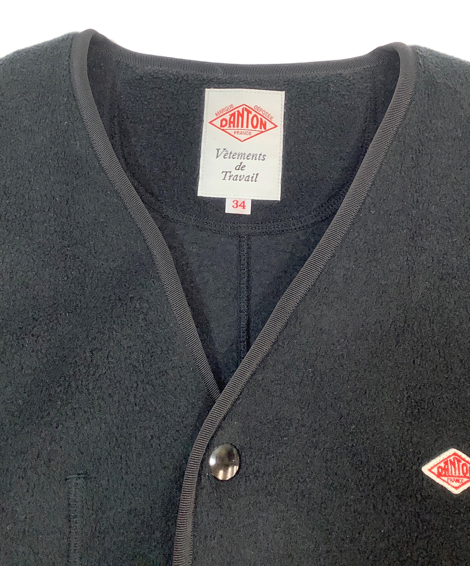 中古・古着通販】DANTON (ダントン) ノーカラーフリースジャケット 