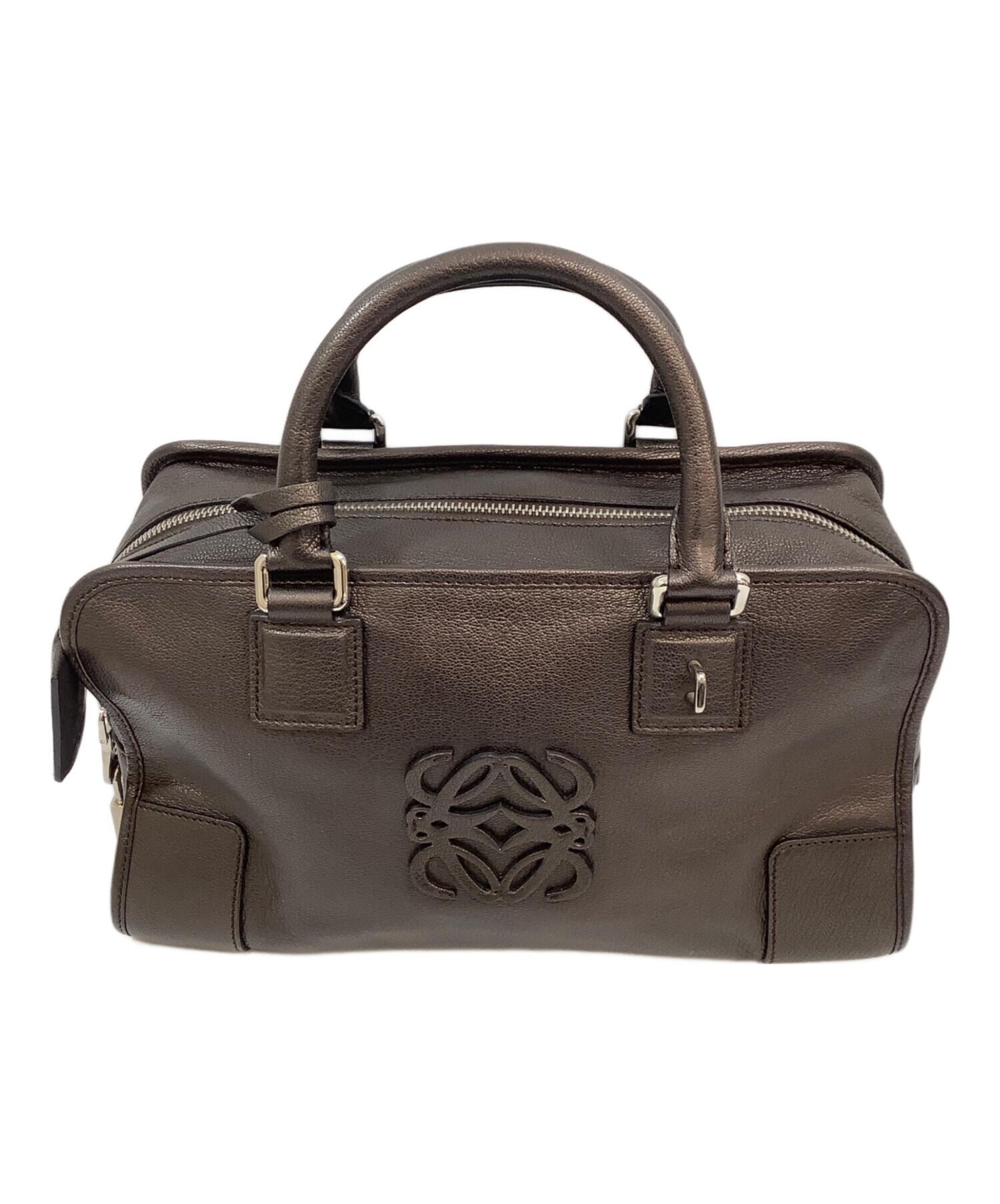 中古・古着通販】LOEWE (ロエベ) ハンドバッグ ブラウン｜ブランド