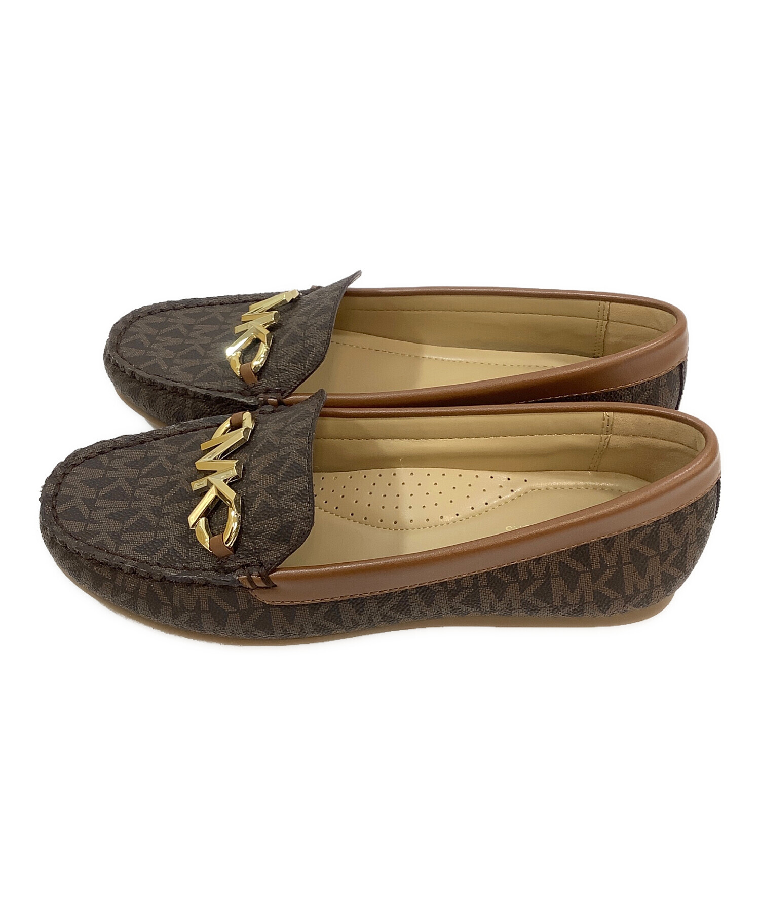 mama 新品 マイケルコース(Michael Kors) パンプス 中古・古着通販】MICHAEL KORS (マイケルコース) ロゴバックルフラット