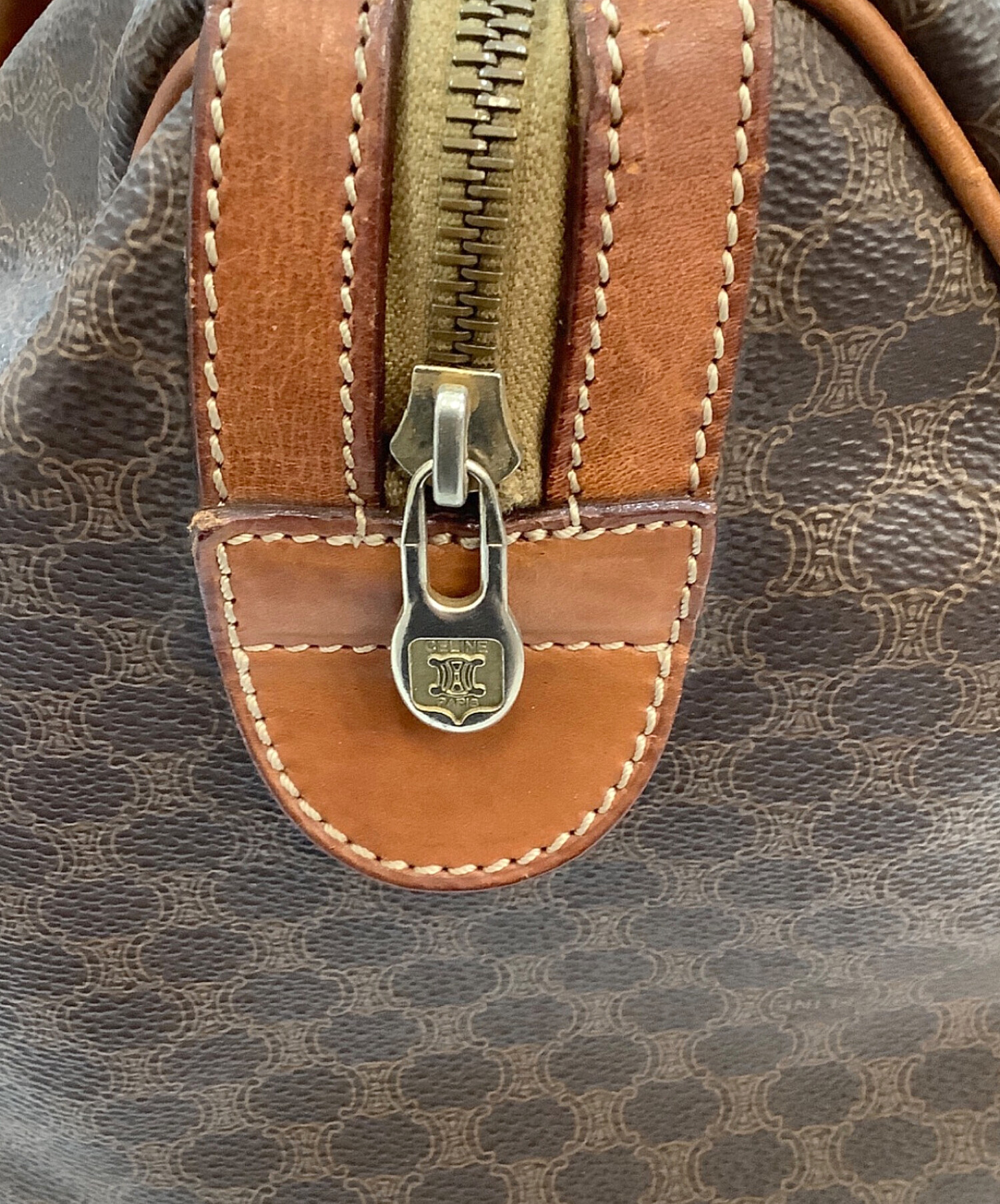 中古・古着通販】CELINE (セリーヌ) ミニボストンバッグ ブラウン