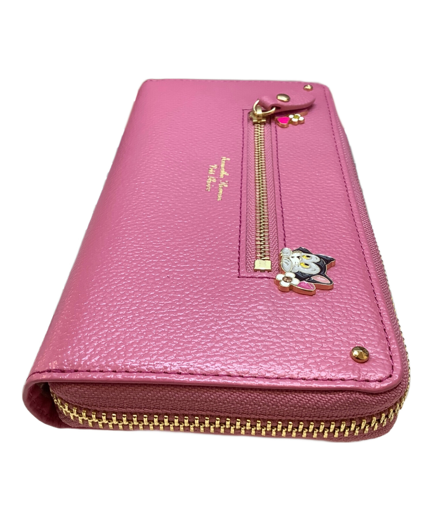 【新品/本物】Samantha Thavasa(サマンサタバサ)長財布/ピンク サマンサタバサ 財布 長財布 ファスナー財布 ピンク