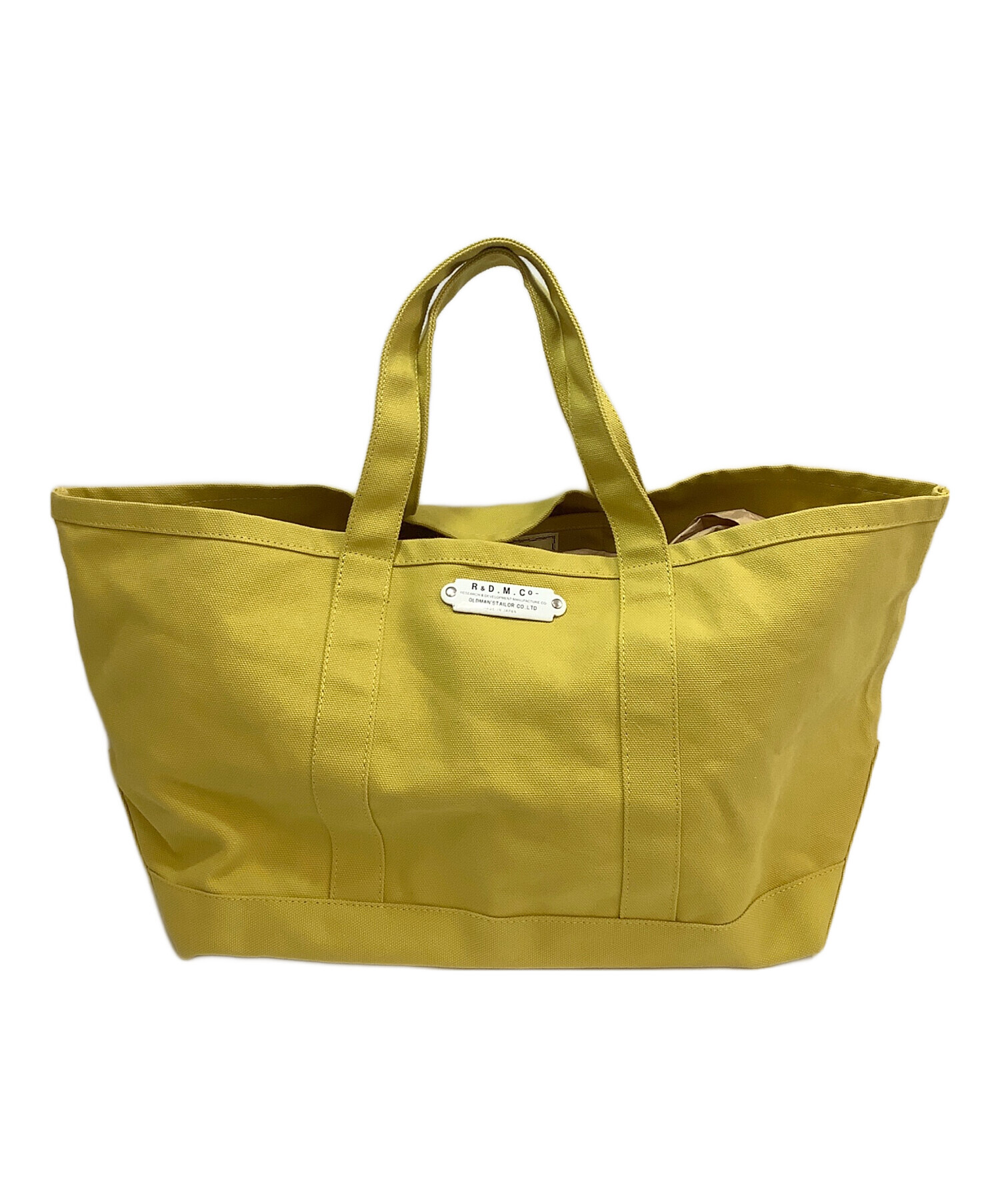 R&D.M.Co- イエロー トートバッグ　オールドマンズテーラー 中古・古着通販】R&D.M.Co-OLDMAN'S TAILOR (オールドマンズテイラー