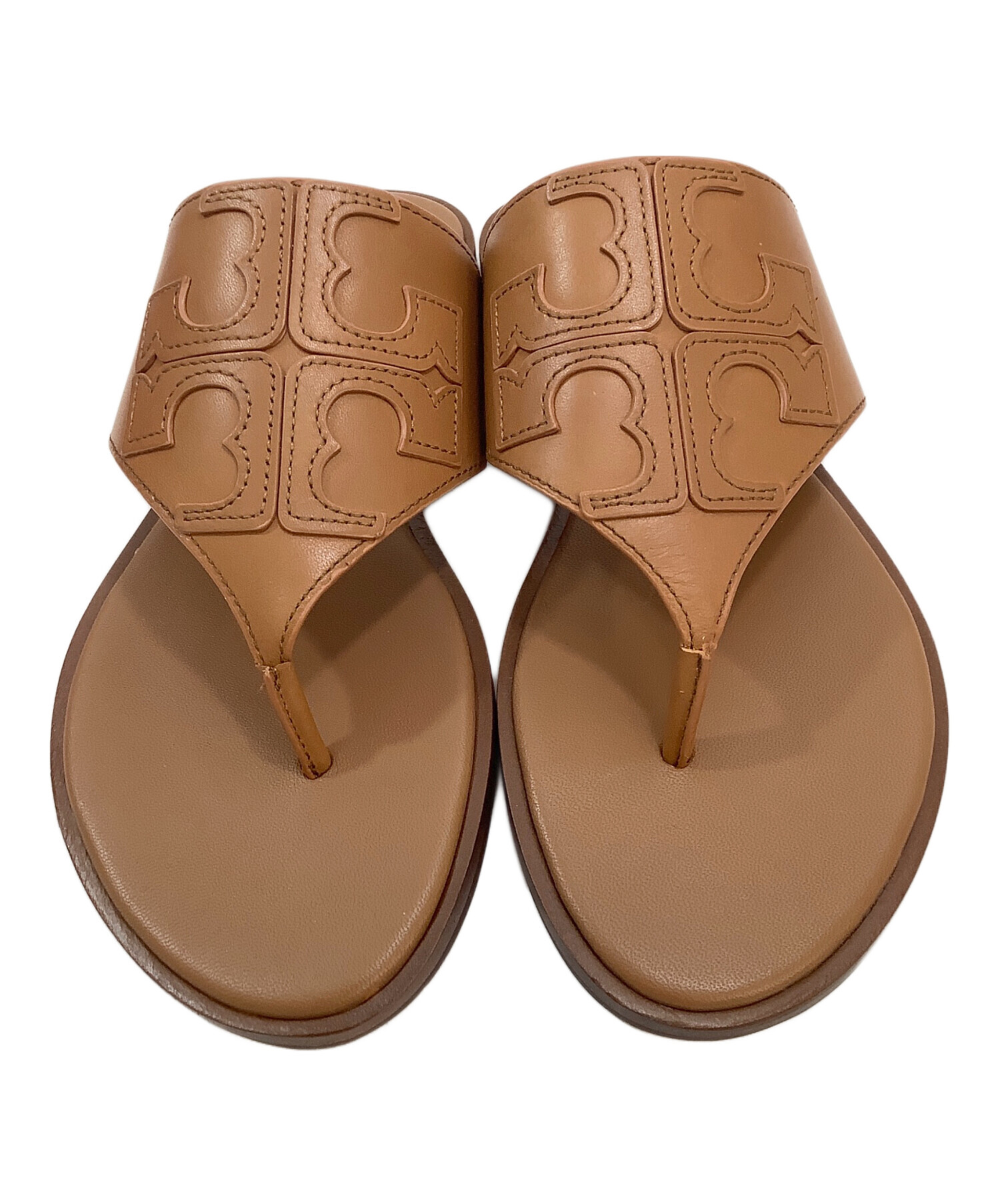 中古・古着通販】TORY BURCH (トリーバーチ) サンダル ブラウン サイズ 