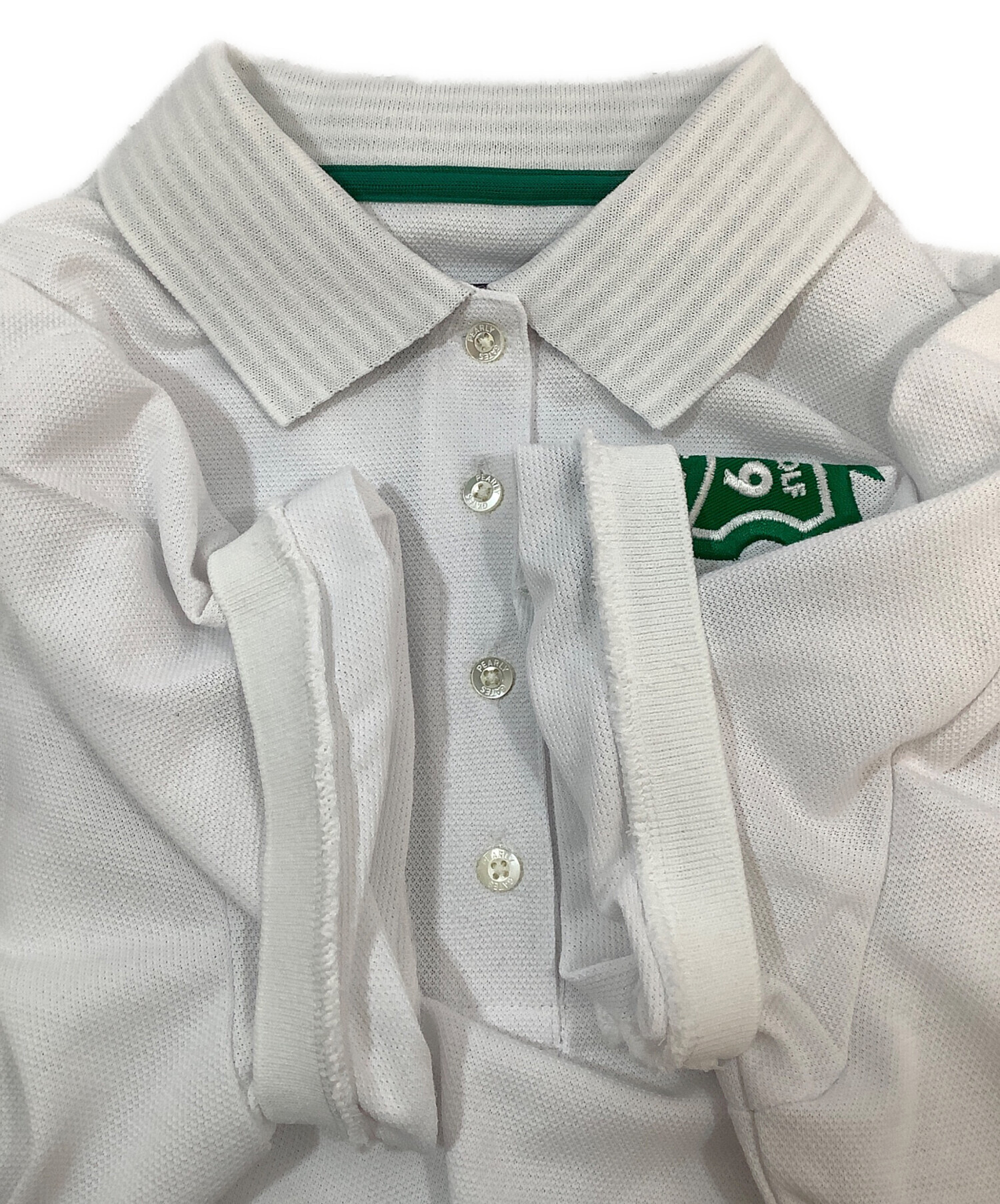 中古・古着通販】PEARLY GATES (パーリーゲイツ) ポロシャツ ホワイト