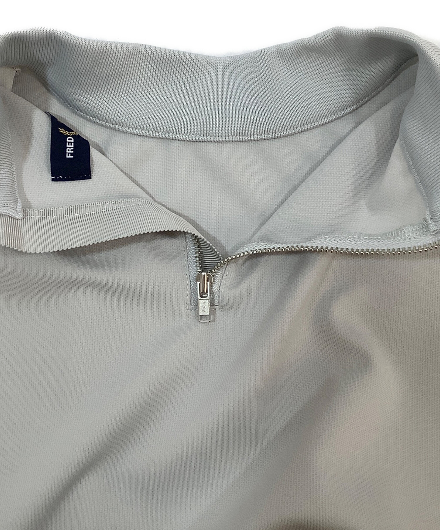Fred Perry ノースリーブワンピース グレー UK 10 中古・古着通販】FRED PERRY (フレッドペリー) ノースリーブワンピース