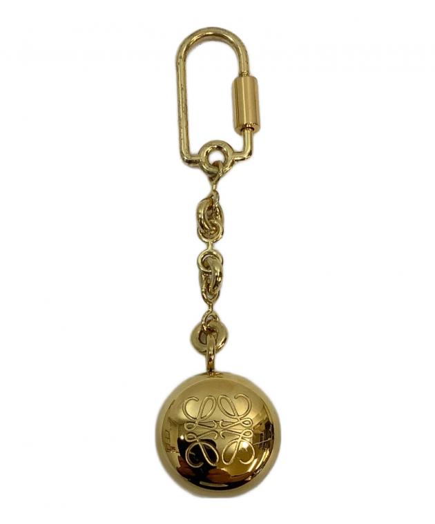 LOEWE ゴールド キーホルダー LOEWE(ロエベ)キーリングゴールド VIP価格】Loewe ロエベ アアナグラム