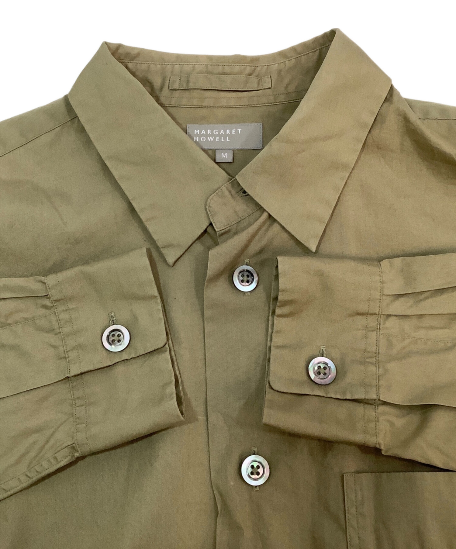 中古・古着通販】MARGARET HOWELL (マーガレットハウエル) 長袖シャツ