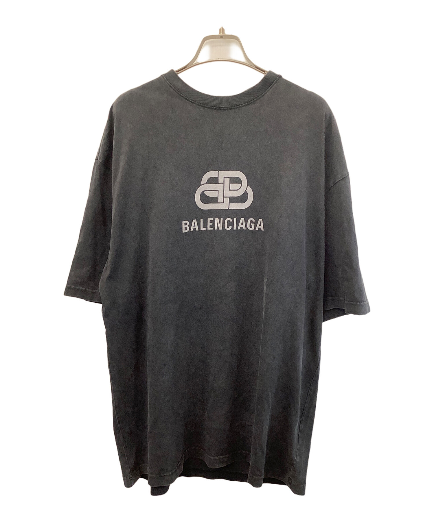 ☆格安☆ BALENCIAGA バレンシアガ 半袖Tシャツ BB ロゴ 白 ホワイト L 