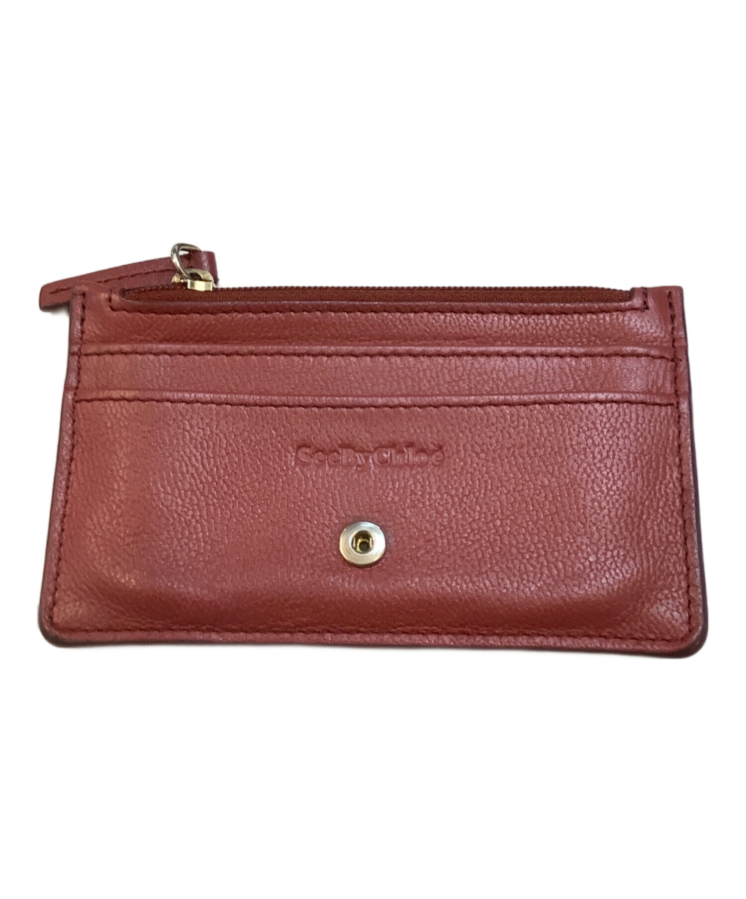 中古・古着通販】SEE BY CHLOE (シーバイクロエ) 2つ折り財布 ピンク