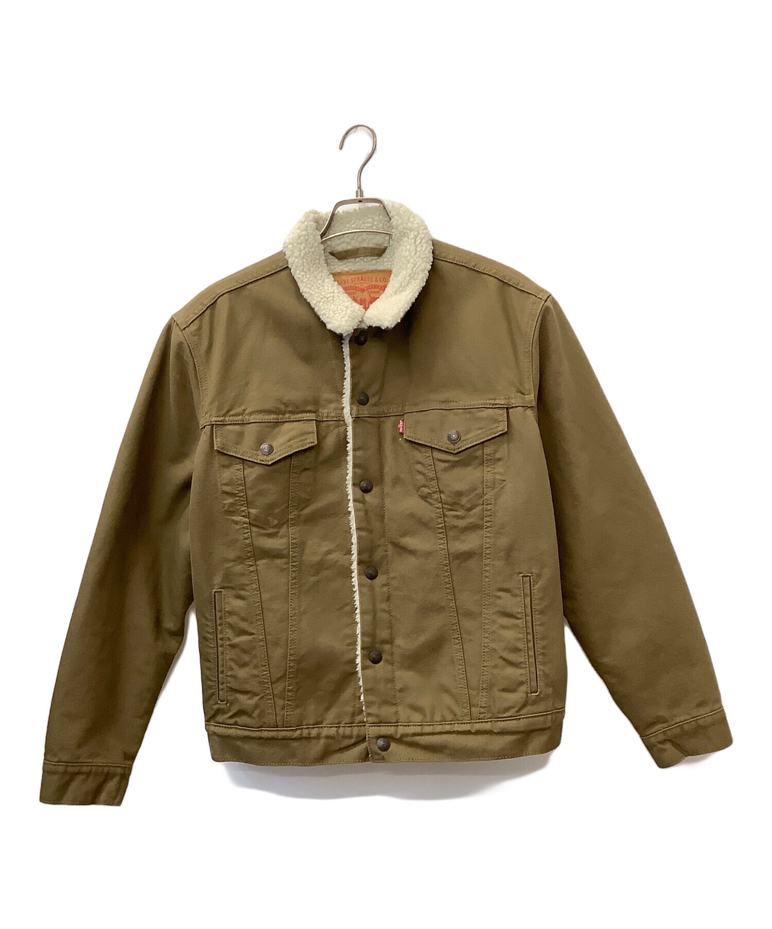 美品 スペシャル リーバイス ボアジャケット ギャランティック 中古・古着通販】LEVI'S (リーバイス) ボアデニムジャケット カーキ