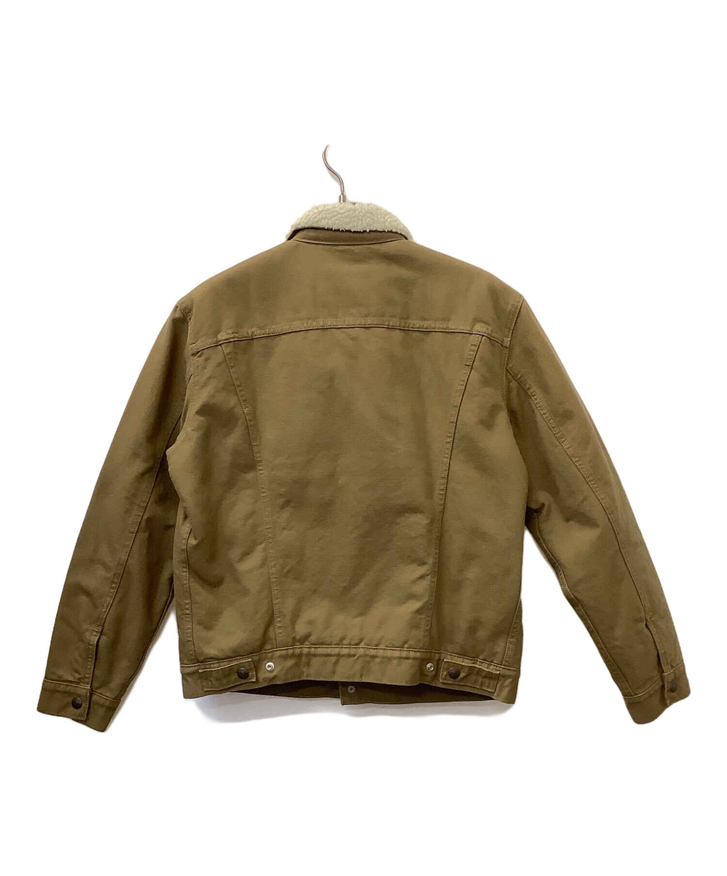 近日削除‼️ LEVI’S リーバイス デニムボアジャケット Mサイズ 中古・古着通販】LEVI'S (リーバイス) ボアデニムジャケット カーキ
