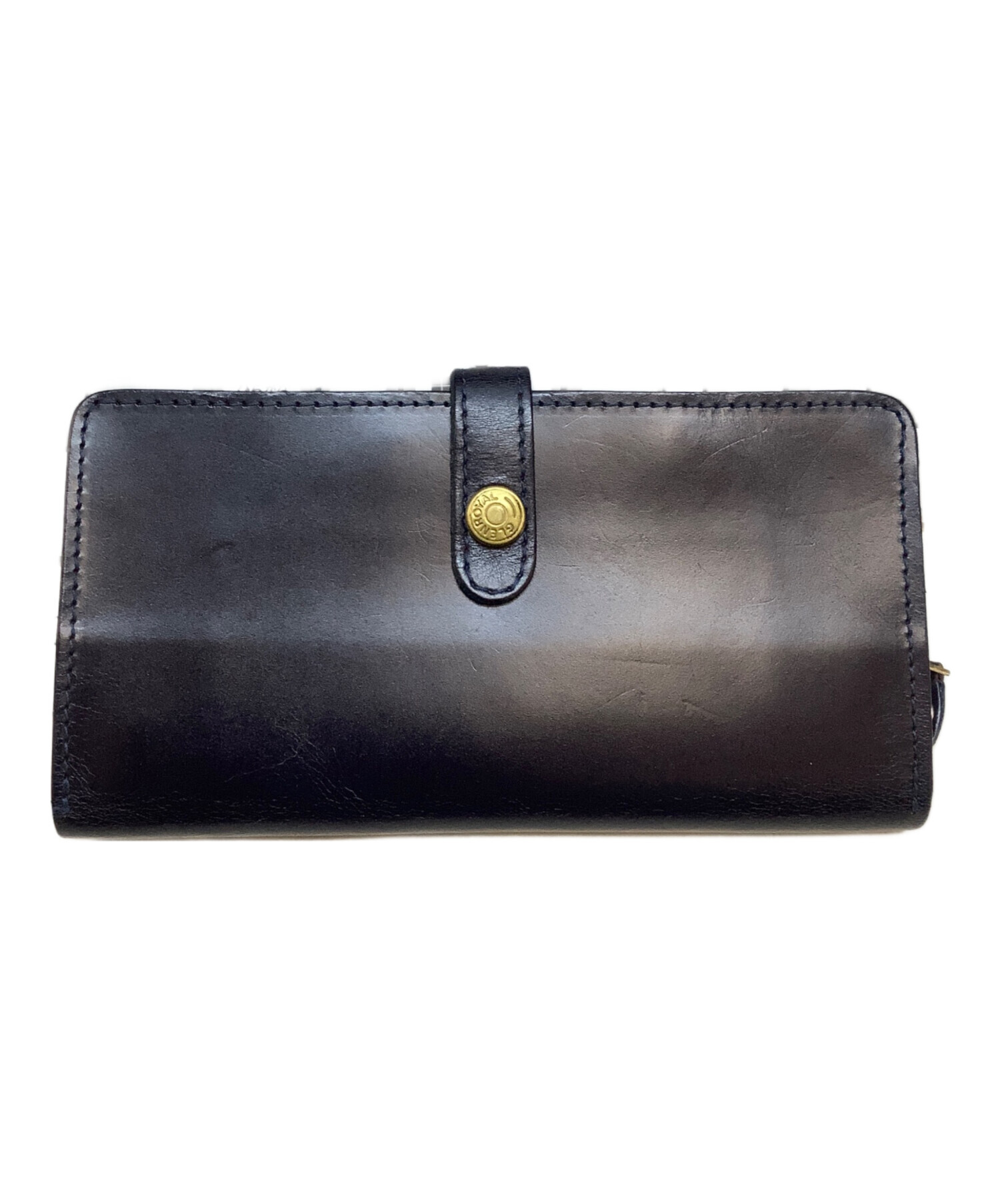 中古・古着通販】GLENROYAL (グレンロイヤル) 長財布 ネイビー 